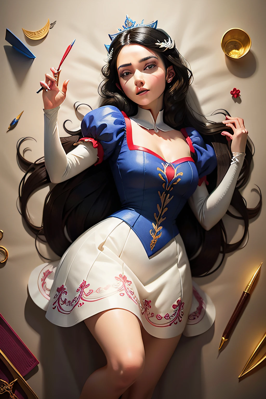 Disney princess Snow White paper quilling