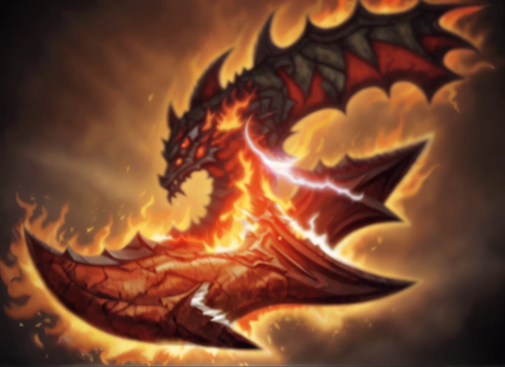 A strange dagger,Serrated dagger,Metal dagger,Magma Dagger,Fire Dragon,A forgetful and intimidating dagger,A weapon that exudes the breath of flames
