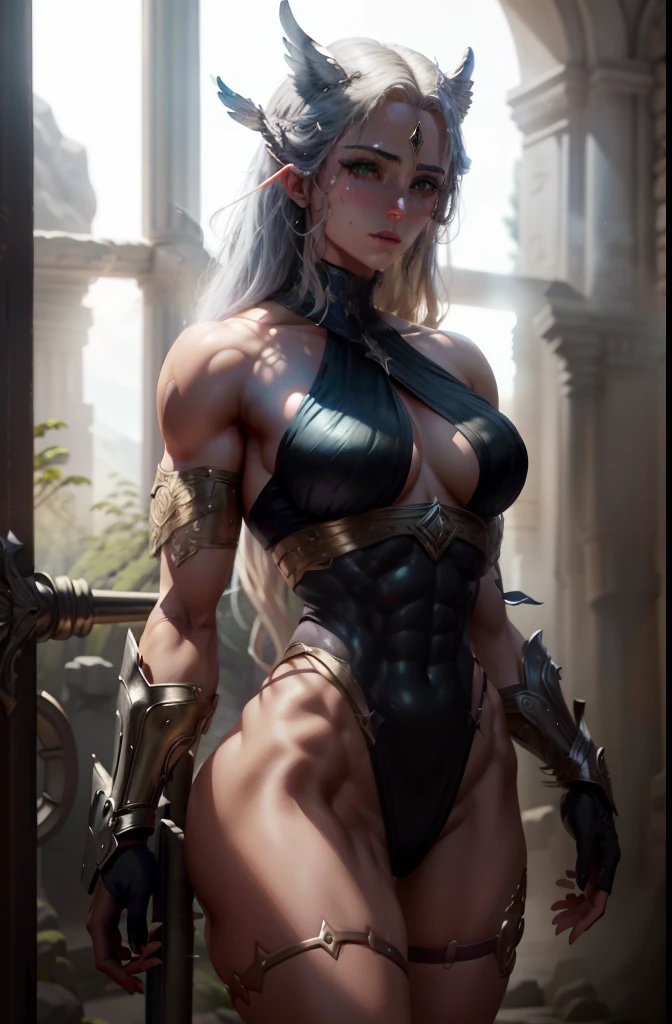Asgard,valkyrie,Senhora Cavaleiro,Anatomia correta,epic fantasy digital art,tmasterpiece,8k,high-definition resolution,desenho detalhado,Qulidade Superior,, Epic composition,