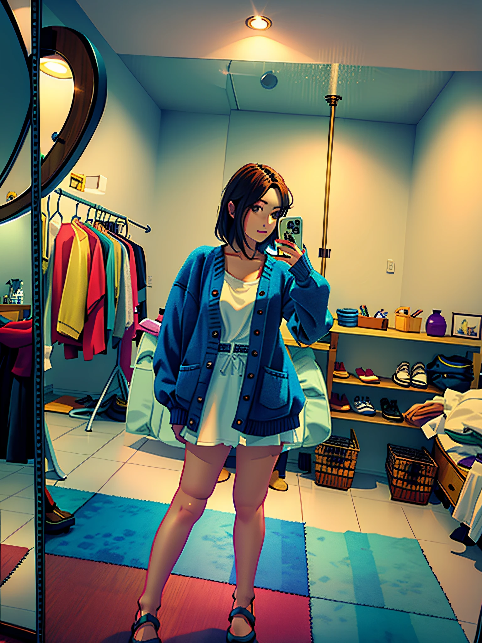 fittingroom,self-shot,Beautiful,Illusion,Beautiful