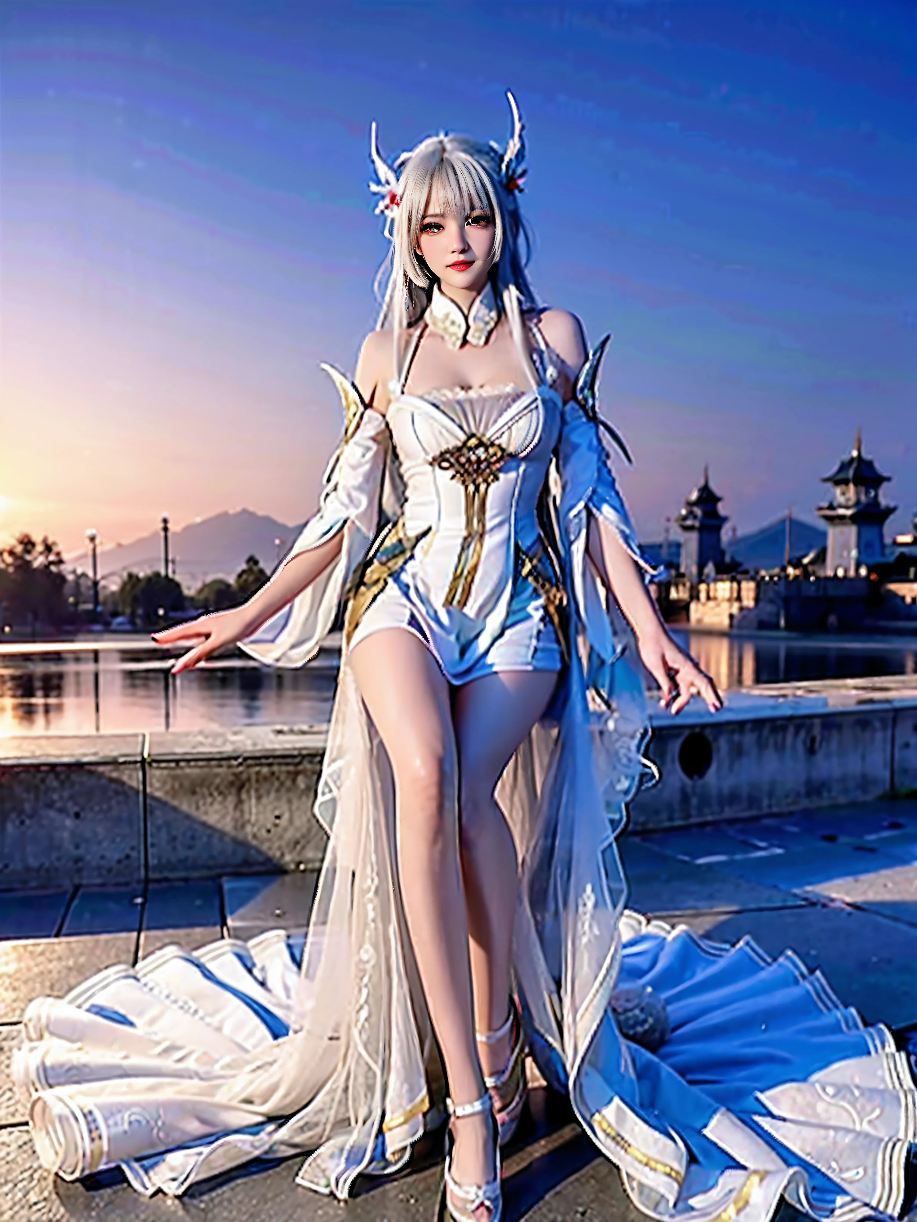 ulzang-6500-v1.1,(RAW photo:1.2),((Photorealistic:1.4))Best quality ,Masterpiece, illustration, An extremely delicate and beautiful, Extremely detailed ,CG ,Unity ,8K wallpaper, Amazing, finedetail, Masterpiece,Best quality,offcial art,Extremely detailed Cg Unity 8K wallpaper,absurderes, unbelievable Ridiculous, hugefilesize, Ultra-detailed, A high resolution, Extremely detailed,Beautiful detailed girl, Extremely detailed eyes and face, Beautiful detailed eyes,light in face,Cinematic lighting,1girll,full bodyesbian,full body shot of,See-through,view the viewer,Outdoors