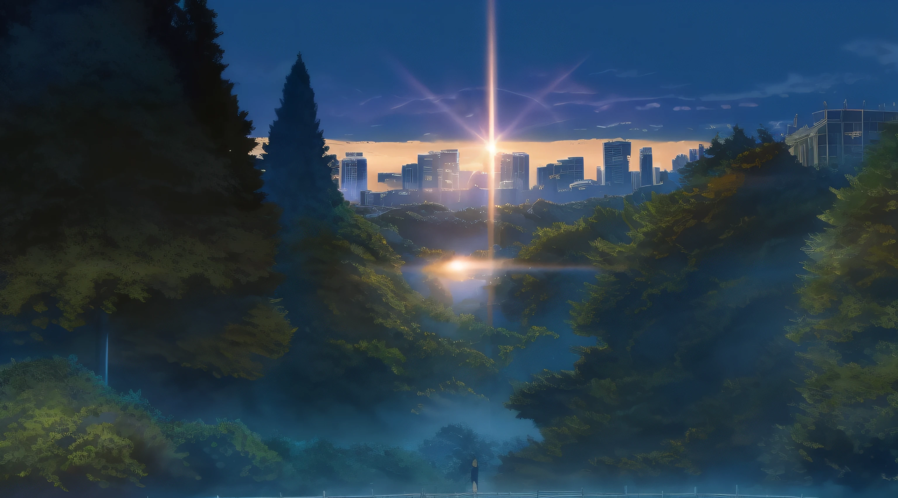 he vast sky, beautiful skyline, large grasslands, extremely tense and dramatic pictures, moving visual effects, the high-hanging Polaris, and colorful natural light, without character.
without character