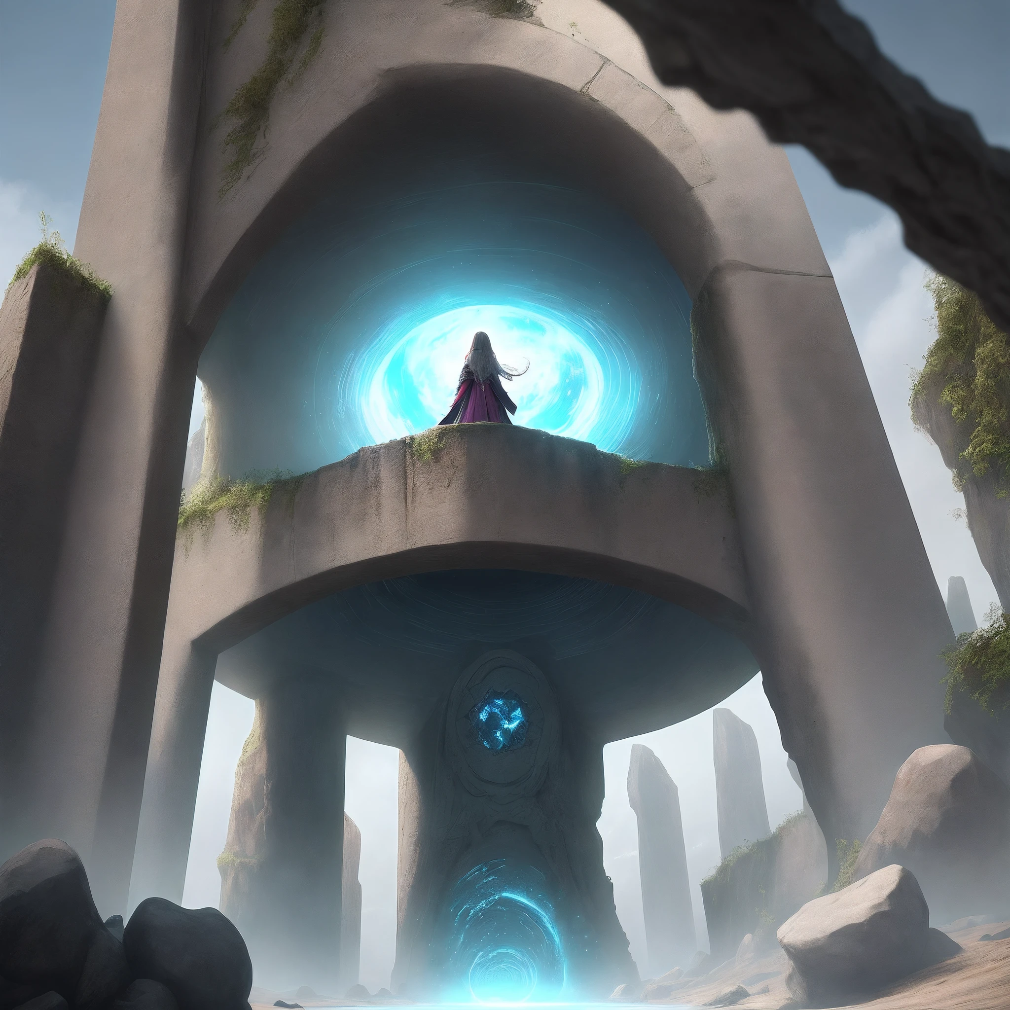 Sophia continued to keep watch over the portal that led them to this hidden realm. She was determined to make sure the passage remained stable, allowing the group to return safely when their mission was complete. Her responsibility as guardian of the portals was essential to the success of the expedition.