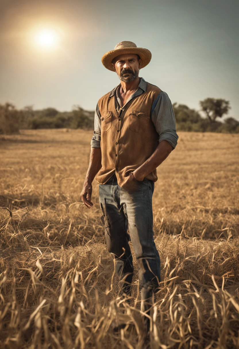 1man, smart man, short black hair, black eyes, tan skin bearded farmer with straw hat standing crossed arms in field with sun behind him Natural volumetric lighting and better shadows, foco clear, Portrait incredibly beautiful muscles, (messy painted body: 1.05), (fundo de rua com lojas: 1.15), hospital, (arms down 1.2), bandaged broken arm, pitoresco, Overexposure, fotorrealismo, fotorrealista, nsfw, sexy,, clear, focado, centrado, sensual, HD, 8k, DSLR, RAW
Image Size
