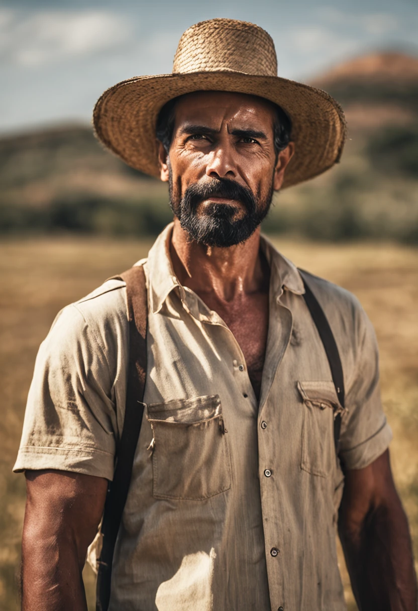 1man, smart man, short black hair, black eyes, tan skin bearded farmer with straw hat standing crossed arms in field with sun behind him Natural volumetric lighting and better shadows, foco clear, Portrait incredibly beautiful muscles, (messy painted body: 1.05), (fundo de rua com lojas: 1.15), hospital, (arms down 1.2), bandaged broken arm, pitoresco, Overexposure, fotorrealismo, fotorrealista, nsfw, sexy,, clear, focado, centrado, sensual, HD, 8k, DSLR, RAW
Image Size