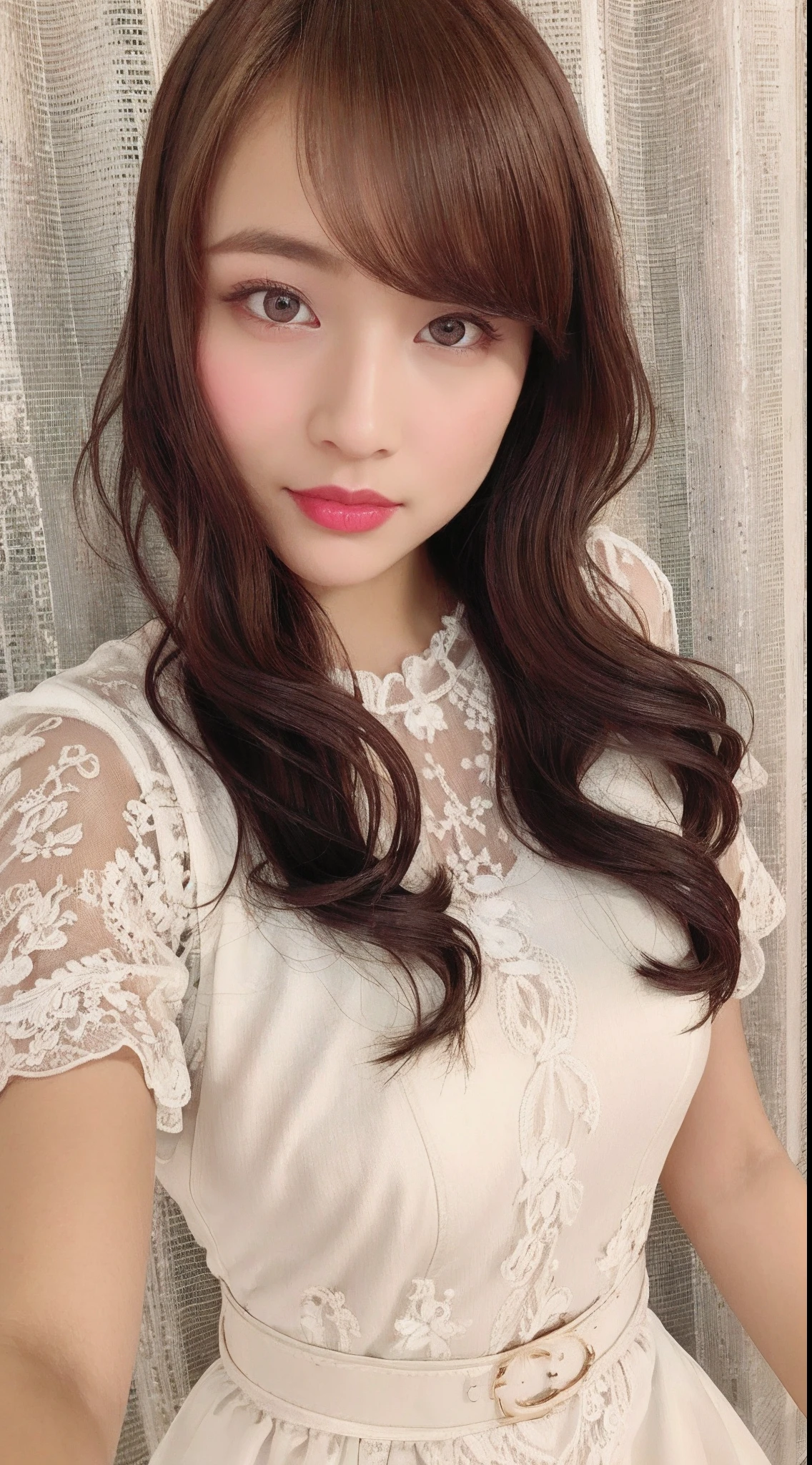 masterpiece,best quality,extremely detailed CG unity 8k wallpaper,detailed light,finely detail,Professional,Amazing,extremely detailed CG,extremely detailed eyes and face,beautiful detailed glow,beautiful detailed girl,photorealistic, absurdres, looking at viewer, long hair, skinny,slender, big breasts, sexy dress,cowboy shot,lace, sexy pose,lisa blackpink,