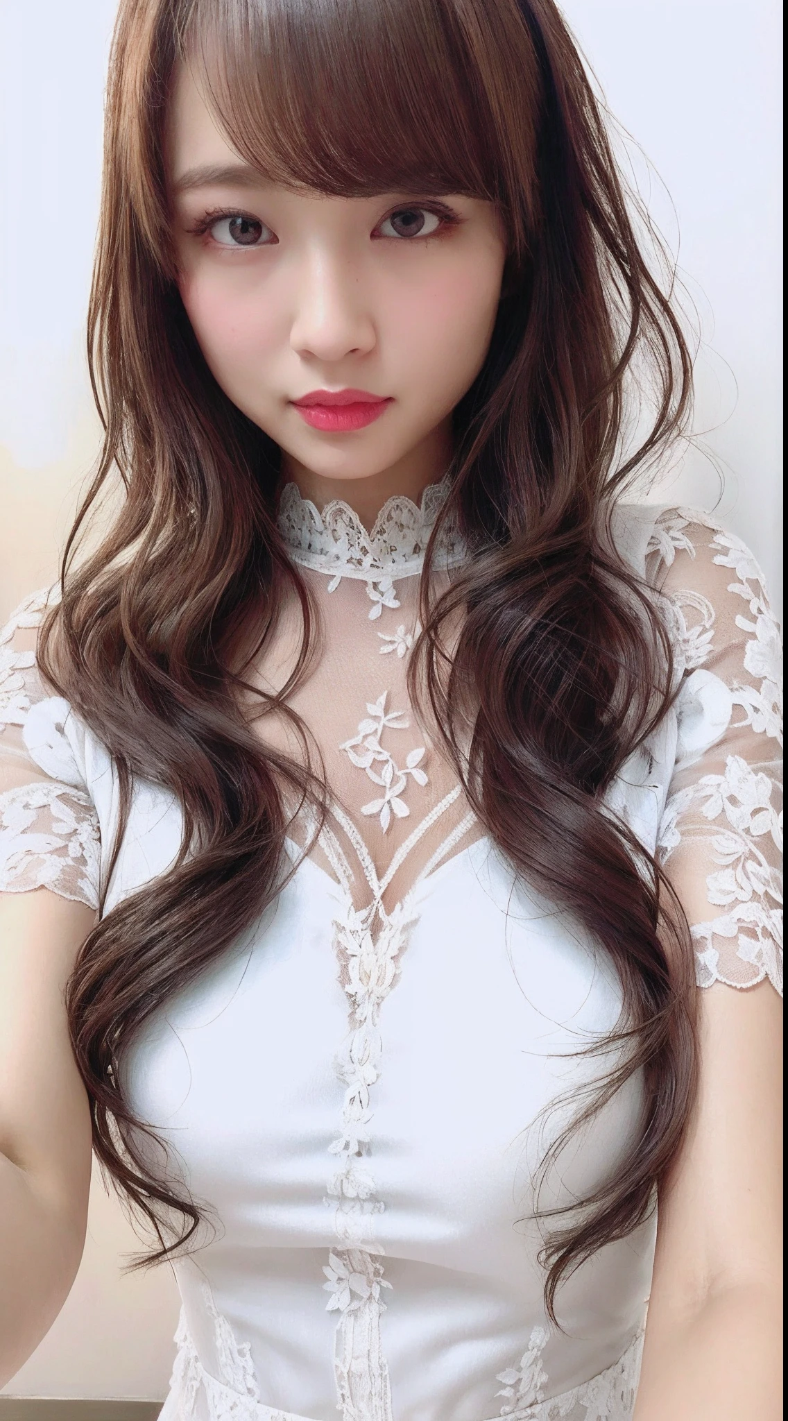 masterpiece, best quality, extremely detailed CG unity 8k wallpaper, detailed light, finely detail, Professional, Amazing, extremely detailed CG, extremely detailed eyes and face, beautiful detailed glow, beautiful detailed girl, photorealistic, absurdres, looking at viewer, long hair, skinny, slender, big breasts, sexy dress,cowboy shot,lace, sexy pose, lisa blackpink