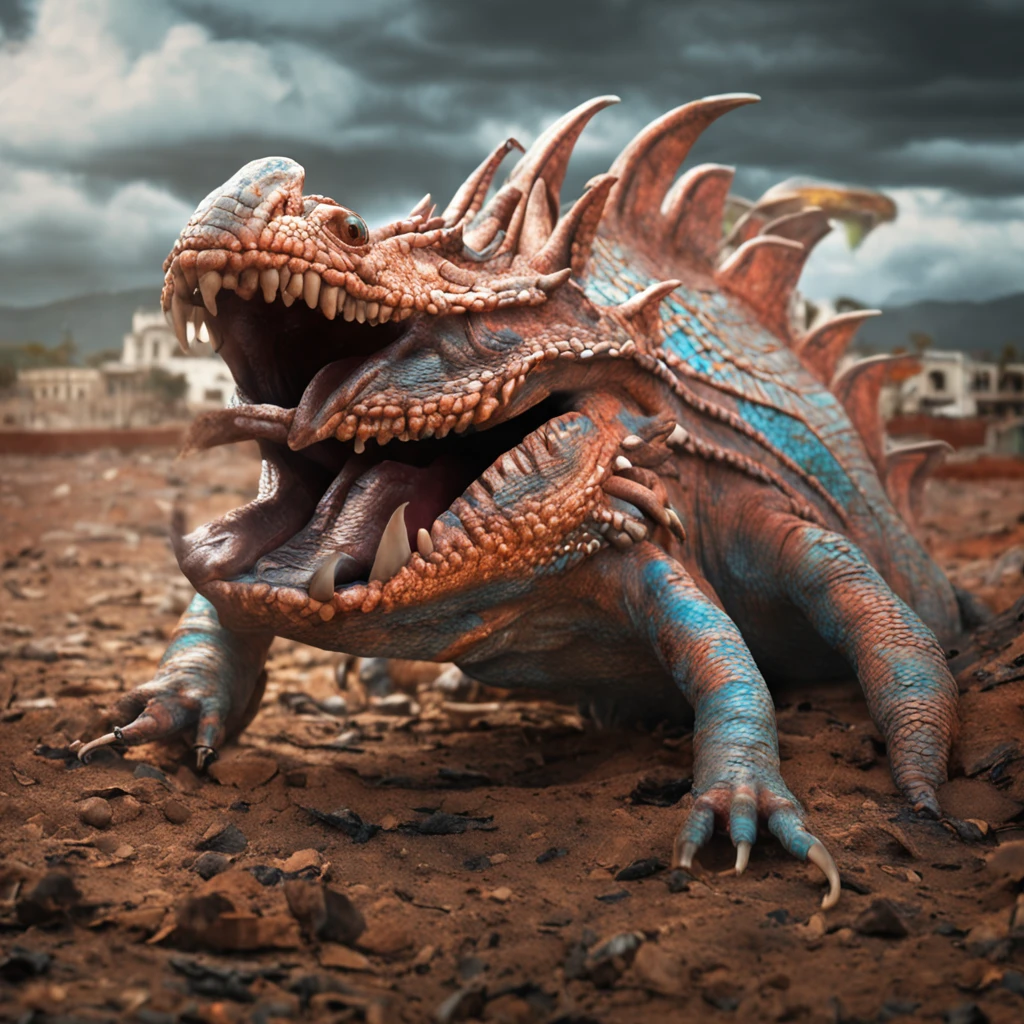 La mejor calidad, Obra maestra, ultrahigh resolution, (realistic photograph:1.4), surrealismo, dream-like,FusionArt, tres dragones uno ojo tapado, otro boca tapada otro orejas tapadas estilo los tres monos sabios no ver el mal no escuchar el mal no hablar el mal