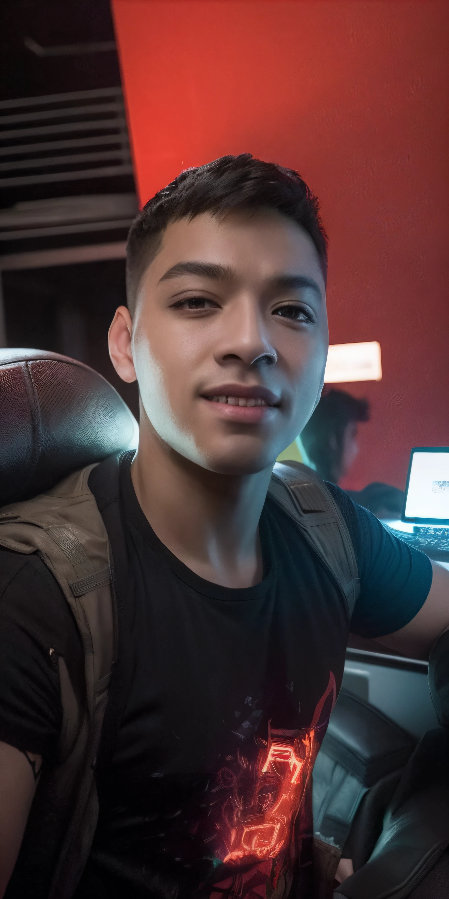 change background cyberpunk boy , realistic face, 8k ultra realistic, cartoonish whole body , stylish hairs , realistic
