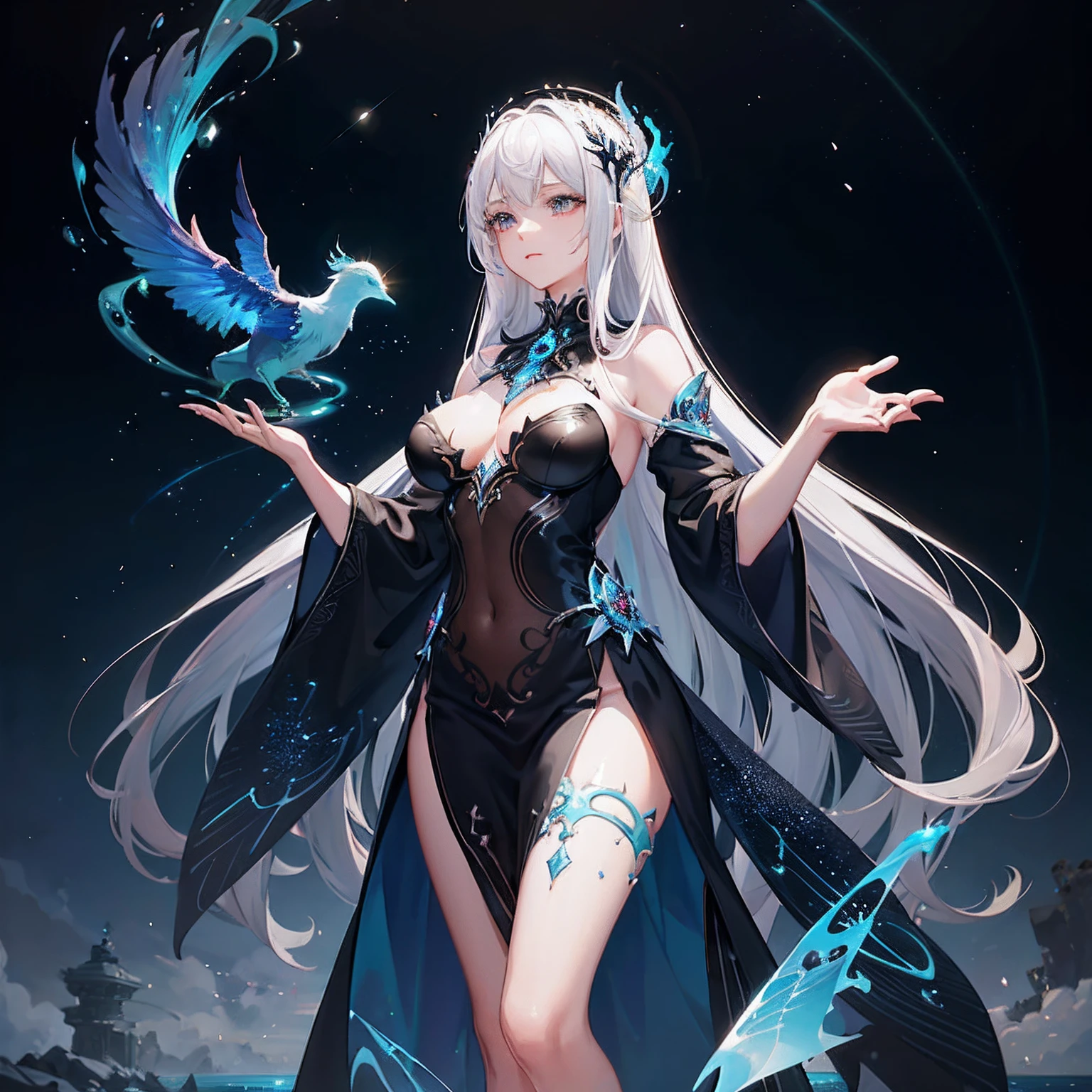 divine creature over the lake, detailed viness and webs, ultra detail, complex composition, night, moonlight, style by Vanessa Lemen, Vladimir Volegov, WLOP. intricate details, sharp focus, concept art, abstraction. Created by IrinaKapi , Broken Glass effect, no background, stunning, something that even doesn't exist, mythical being, energy, molecular, textures, iridescent and luminescent scales, breathtaking beauty, pure perfection, divine presence, unforgettable, impressive, breathtaking beauty, Volumetric light, auras, rays, vivid colors reflects, Broken Glass effect, no background, stunning, something that even doesn't exist, mythical being, energy, molecular, textures, iridescent and luminescent scales, breathtaking beauty, pure perfection, divine presence, unforgettable, impressive, breathtaking beauty, Volumetric light, auras, rays, vivid colors reflects --auto