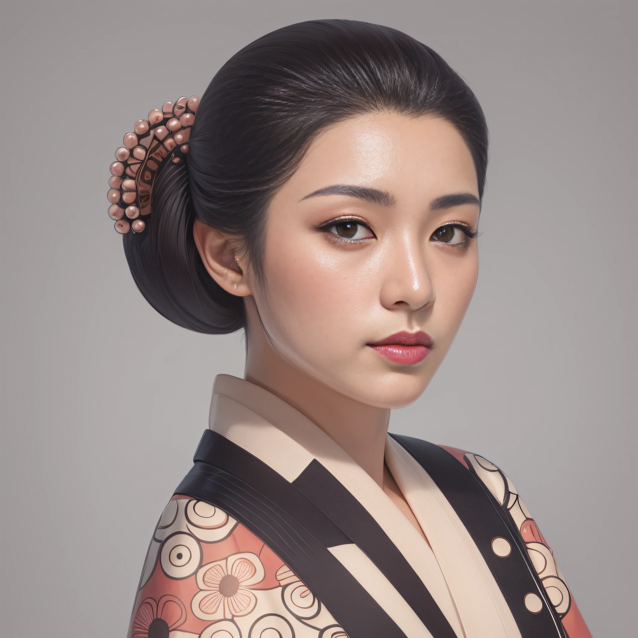 mulher arafed com uma flor cor-de-rosa em seu cabelo, Retrato de uma gueixa bonita, Retrato da gueixa, mulher japonesa elegante, in illustration style digital, Retrato de uma ****** japonesa, Retrato de uma gueixa, Mulher japonesa, a beautiful artwork illustration, Gueixa da beleza, gueixa japonesa, stunning digital illustration, female geisha girl.