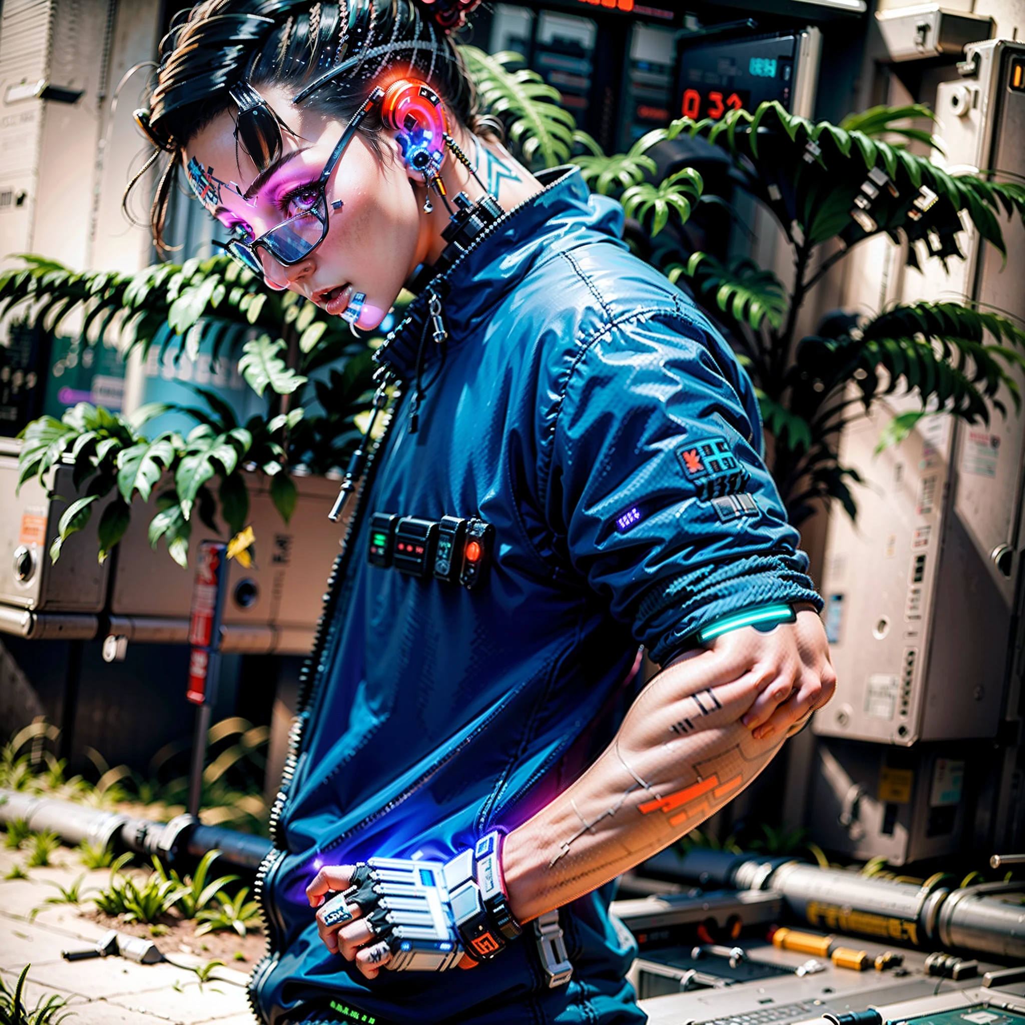 Ultra realistic, cyberpunk style, futuristic, 1:3