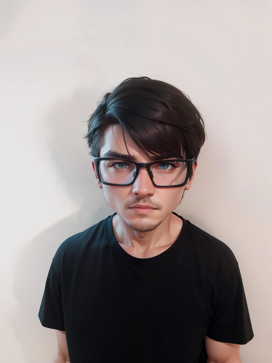 Make a Minecraft character use this photo as a reference