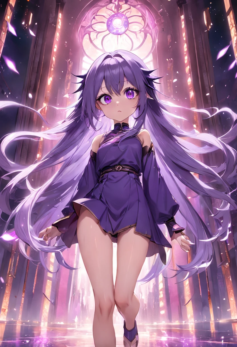 Purple eye,cyanhair,Lazy expression,Western fantasy,Magical fantasy,Good-looking legs,the elf