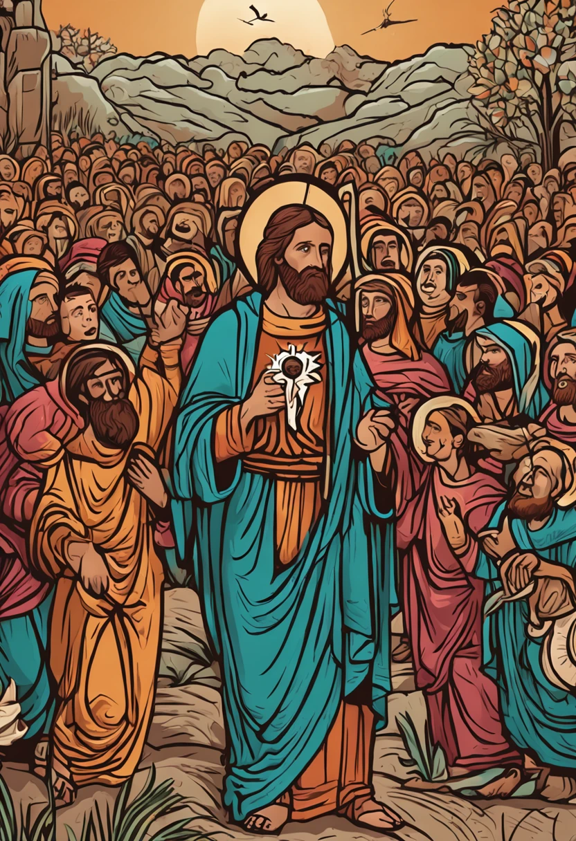 Me of an image of young people celebrating the resurrection of Christ