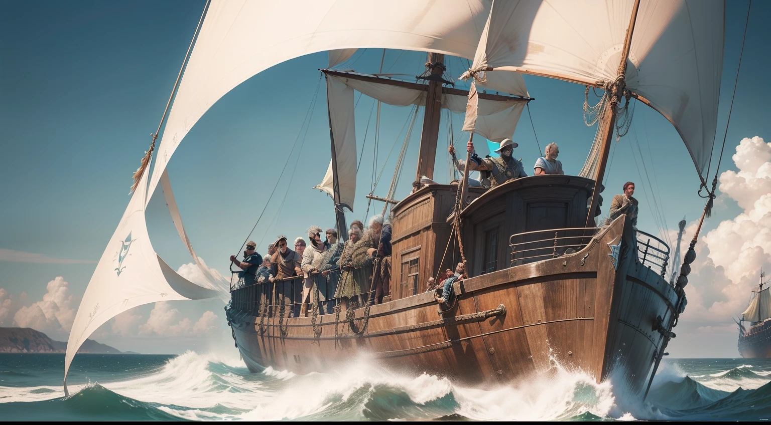The Argonauts, a legendary crew of heroes, followed Jason's lead as they embarked on a daring journey aboard the Argo.