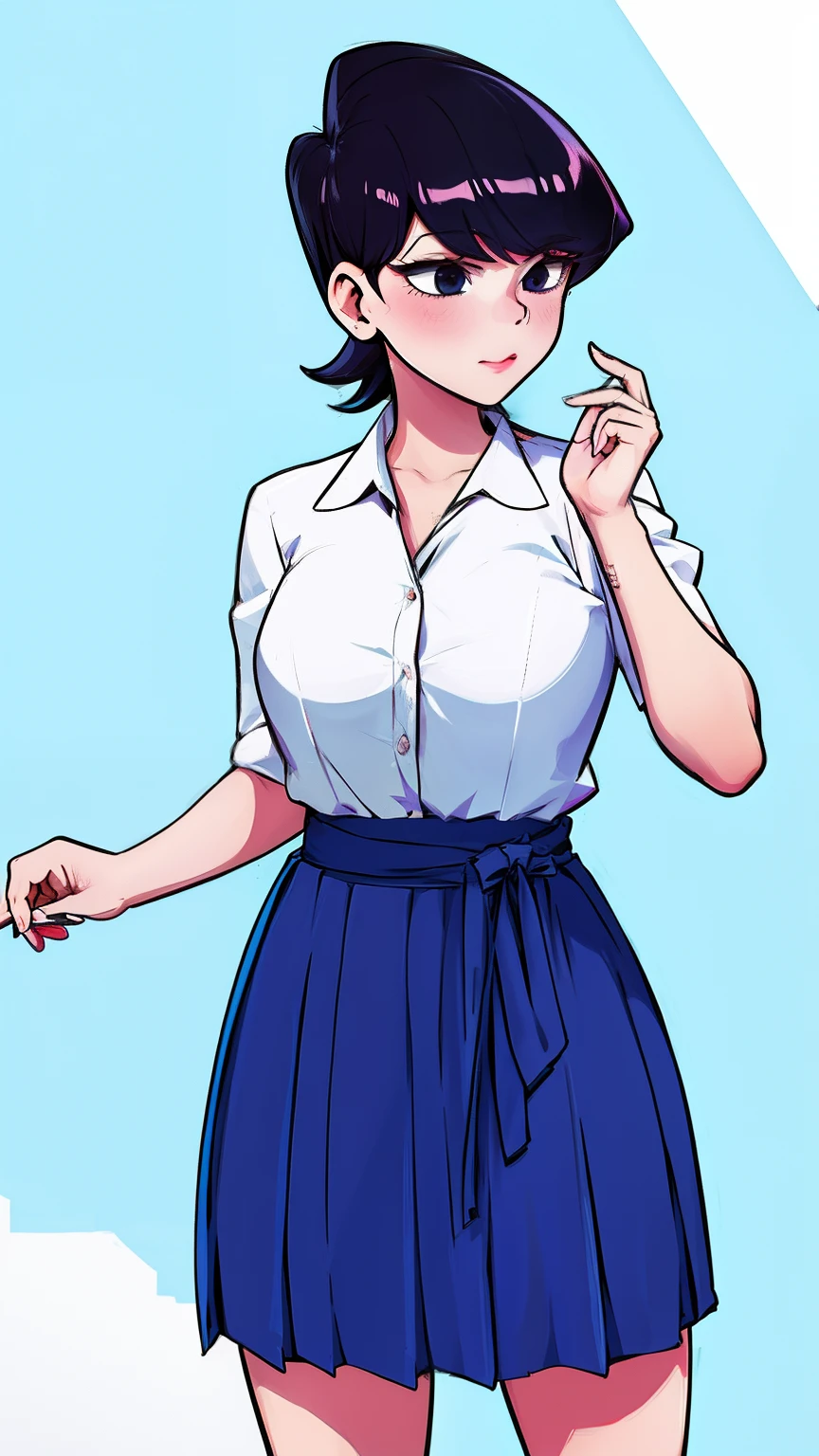 1girl, pixel-Komi-Shuuko, masterpiece, best quality