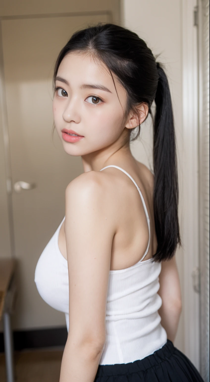 bitch、歳、ponytails、a beautifulchi girl、juigh school sc breast、Too big、Sagging milk、all body、