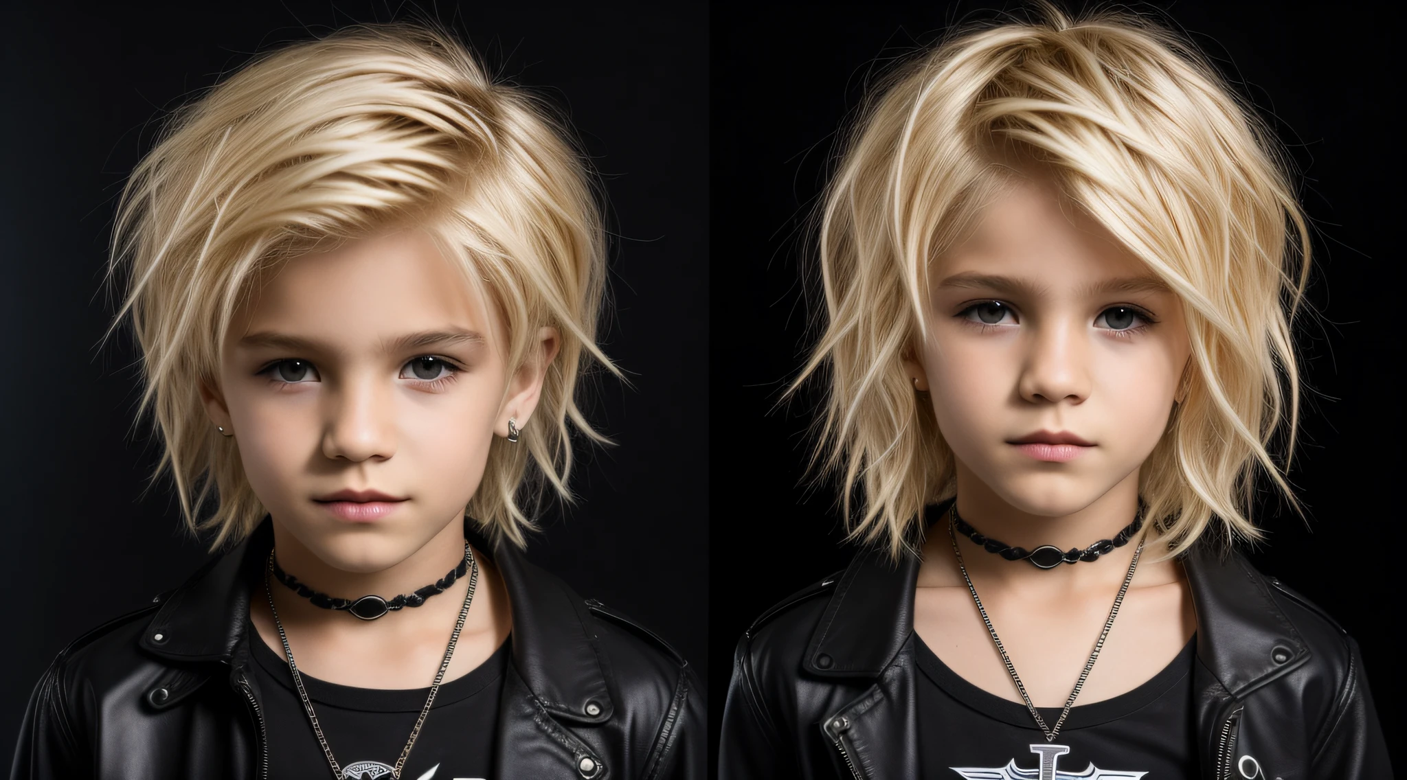 BLONDE HAIR KIDS MAN CABELO LONGO METAL HAIR , Gothic cross, cruz, CRUZES,