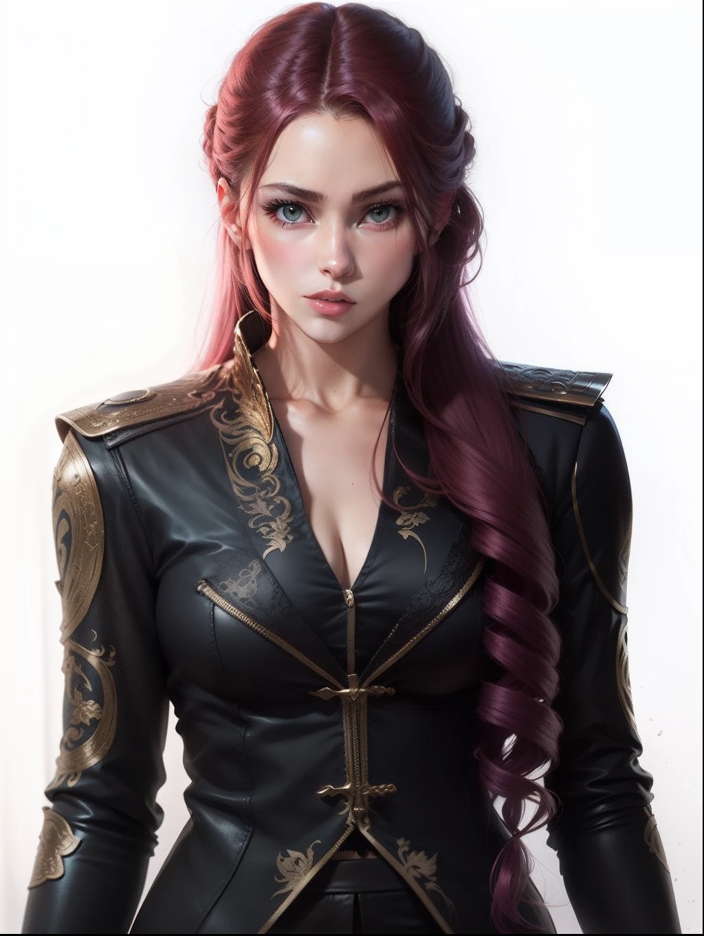Estilo anime, cabelo rosa