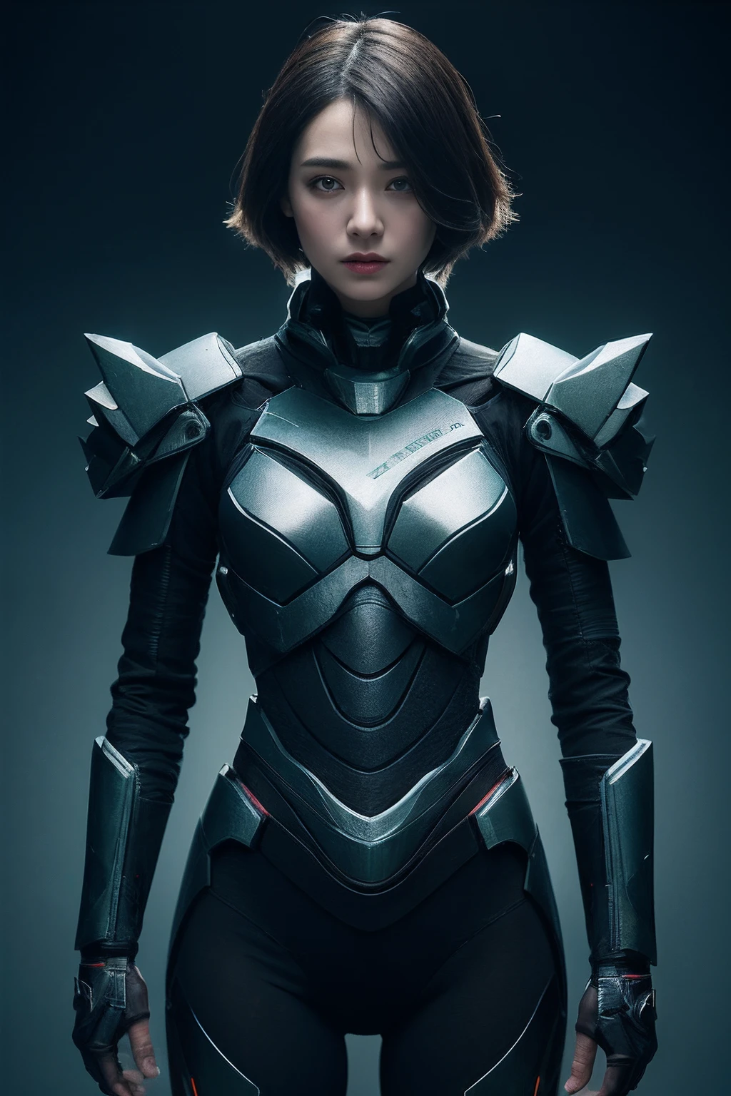 3D, A beautiful cyberpunk female image,Exoskeleton Mecha,hdr(HighDynamicRange),Ray traching,NVIDIA RTX,Hyper-Resolution,Unreal 5,Subsurface scattering、PBR Texture、post-proces、Anisotropy Filtering、depth of fields、maximum definition and sharpness、Many-Layer Textures、Albedo e mapas Speculares、Surface coloring、Accurate simulation octane rendering of light-material interactions、Two-colored light、largeaperture、Low ISO、White balance、the rule of thirds、8K raw data、blackstockings