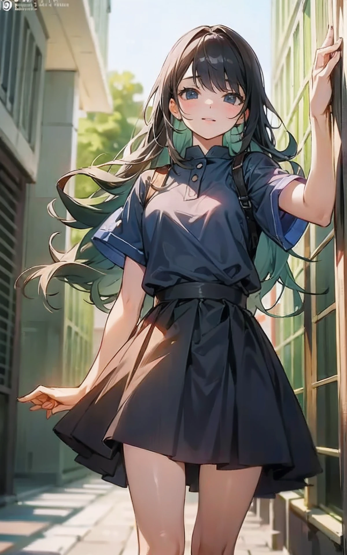 friend turns out to be a girl, focus on the face,