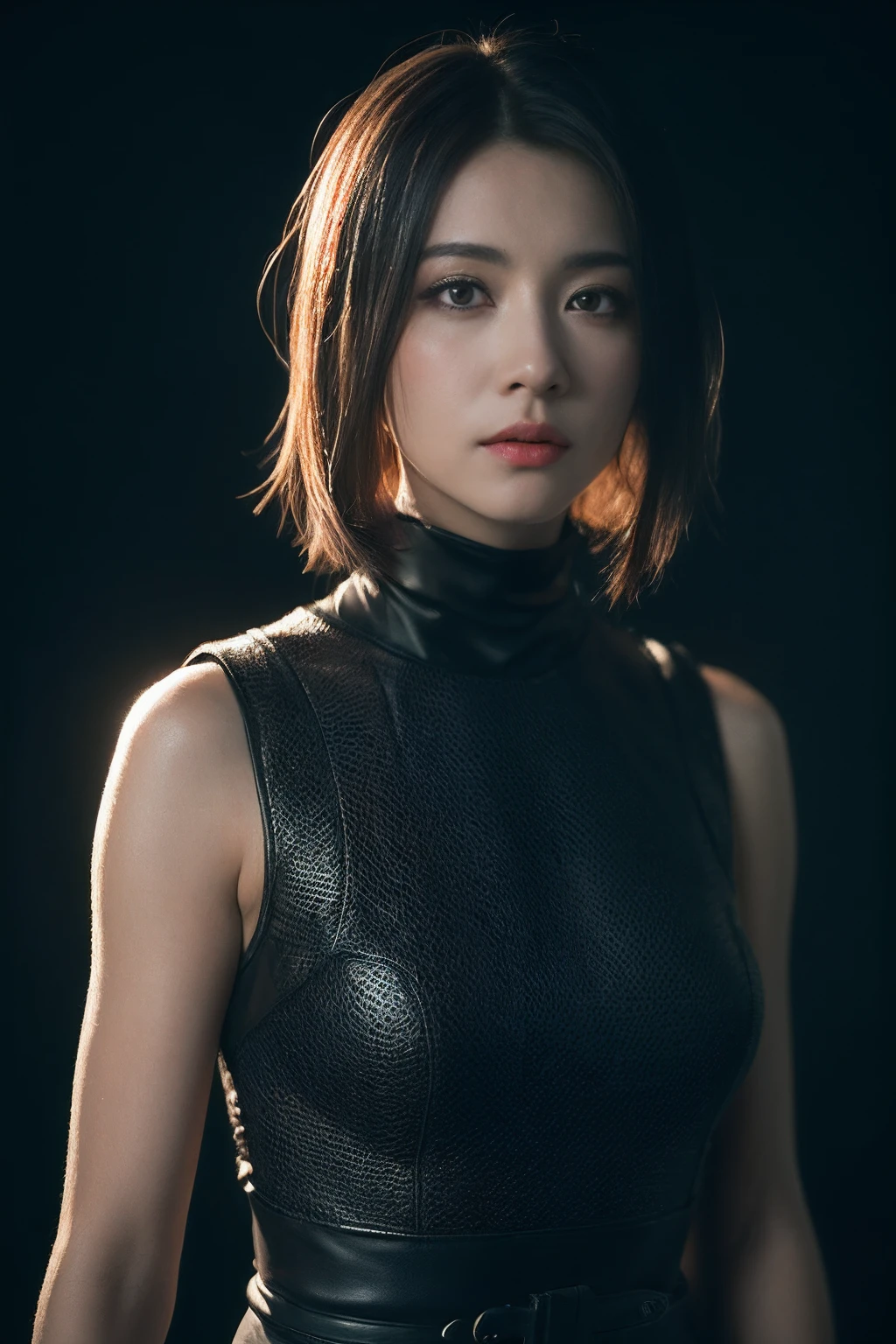 ,3D, A beautiful cyberpunk female image,battledress,hdr(HighDynamicRange),Ray traching,NVIDIA RTX,Hyper-Resolution,Unreal 5,Subsurface scattering、PBR Texture、post-proces、Anisotropy Filtering、depth of fields、maximum definition and sharpness、Many-Layer Textures、Albedo e mapas Speculares、Surface coloring、Accurate simulation octane rendering of light-material interactions、Two-colored light、largeaperture、Low ISO、White balance、the rule of thirds、8K raw data、blackstockings。