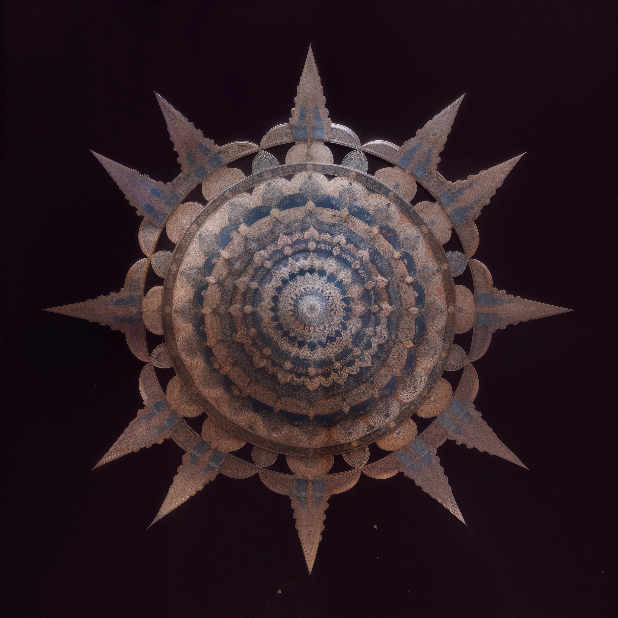 Uma mandala grega, mandala art of Stephen Meakin, espelhar horizontal, espelhar vertical, symmetr.