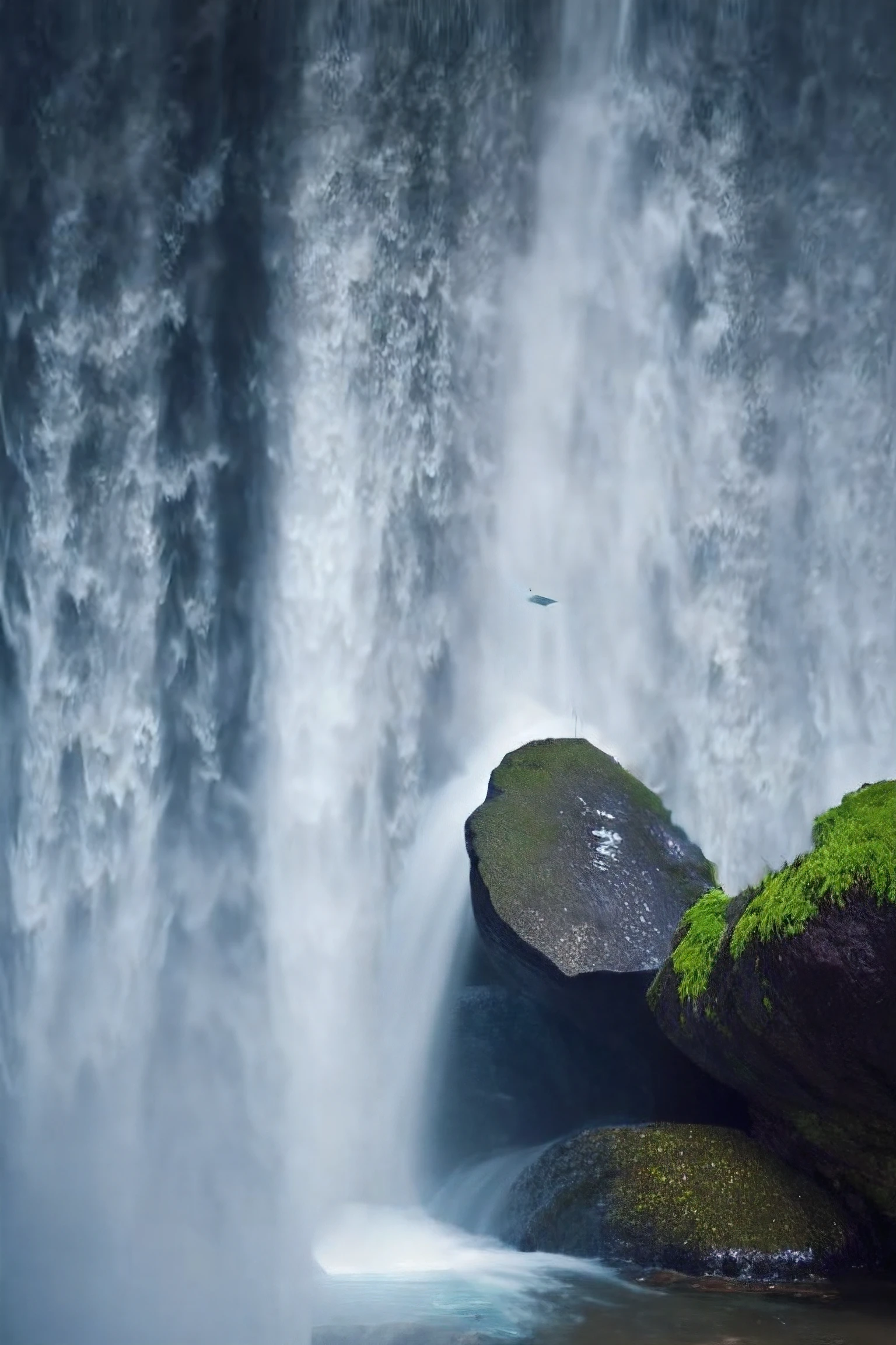 Just the waterfall