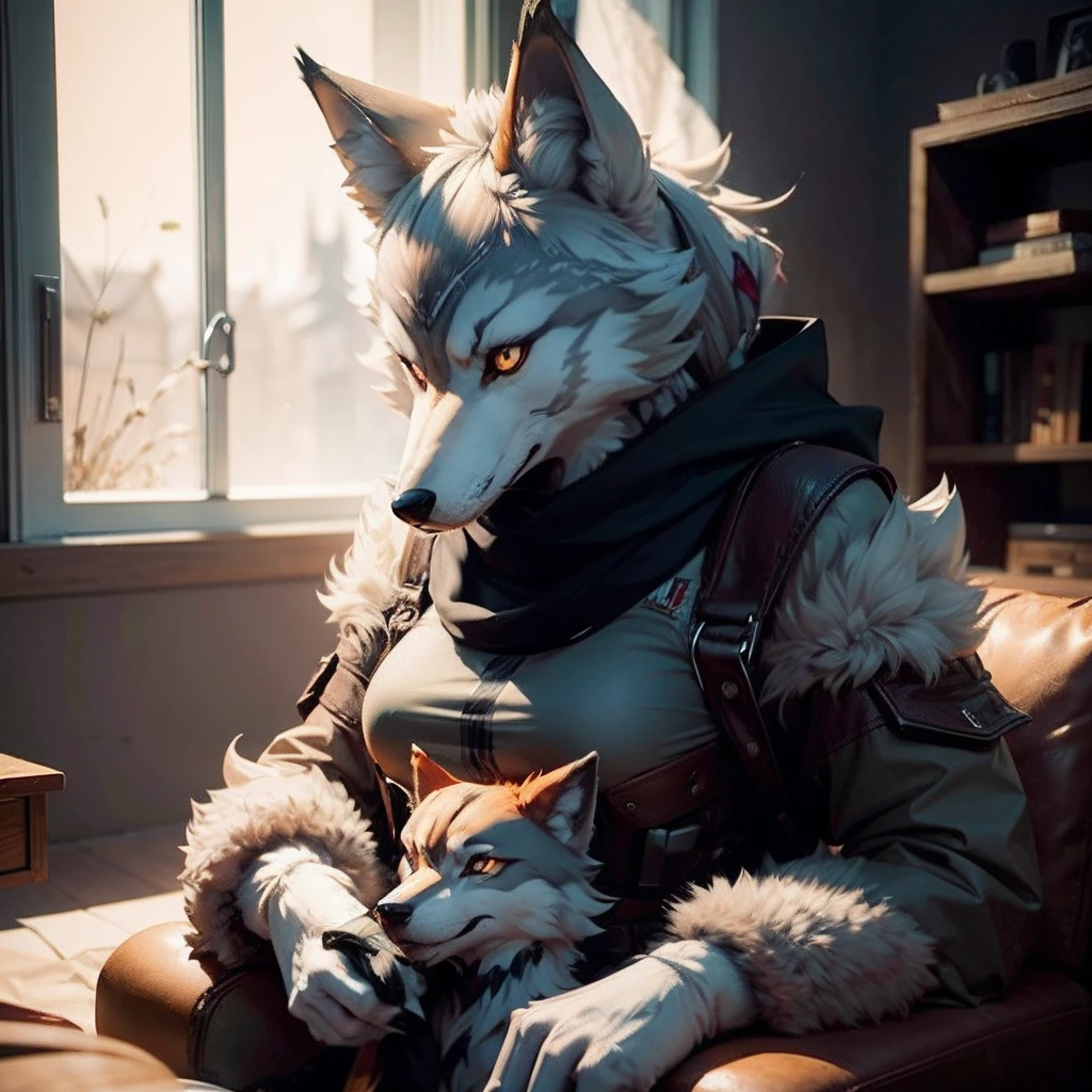 The anthropomorphic female characteristics of wolf furry are particularly prominent