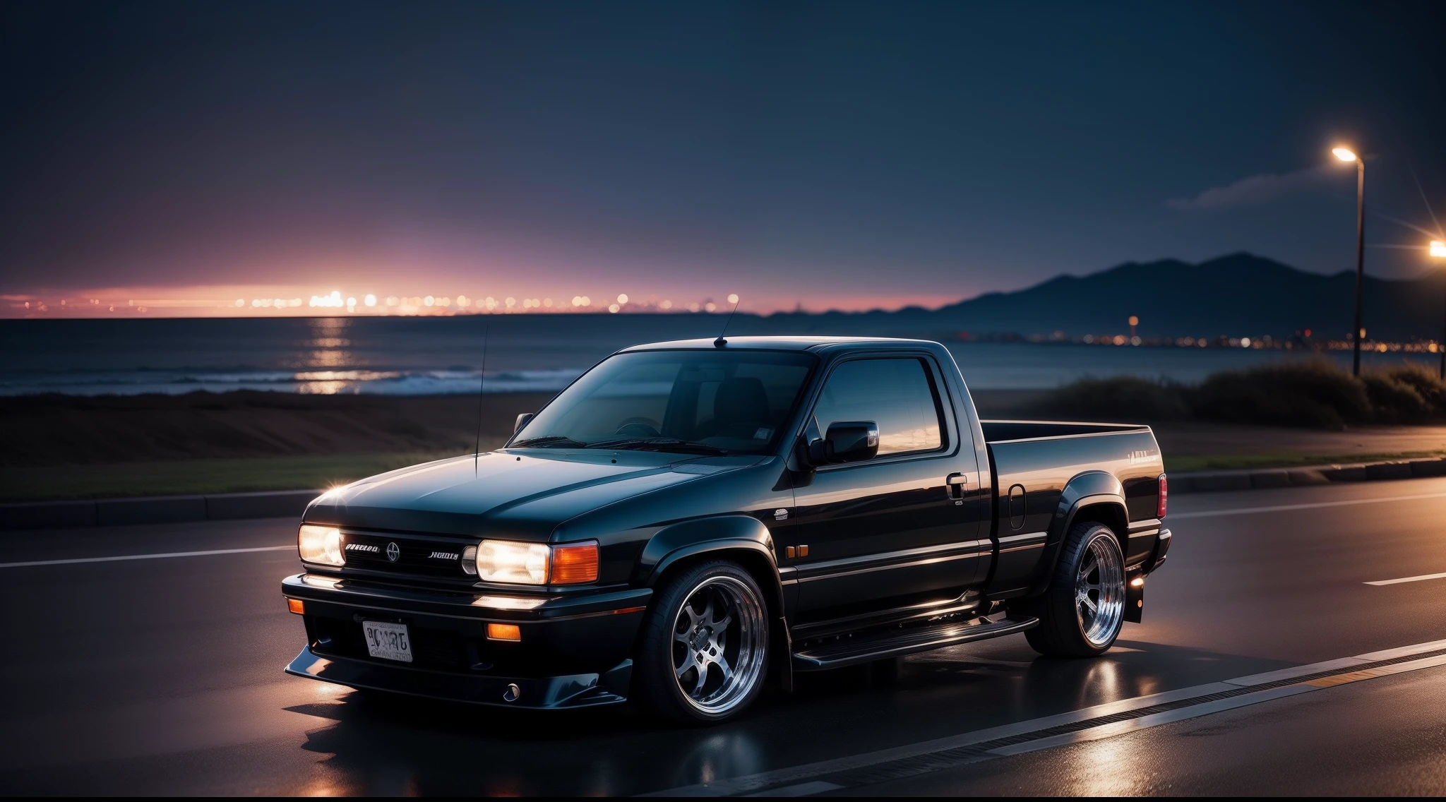 JDM Pickup, night