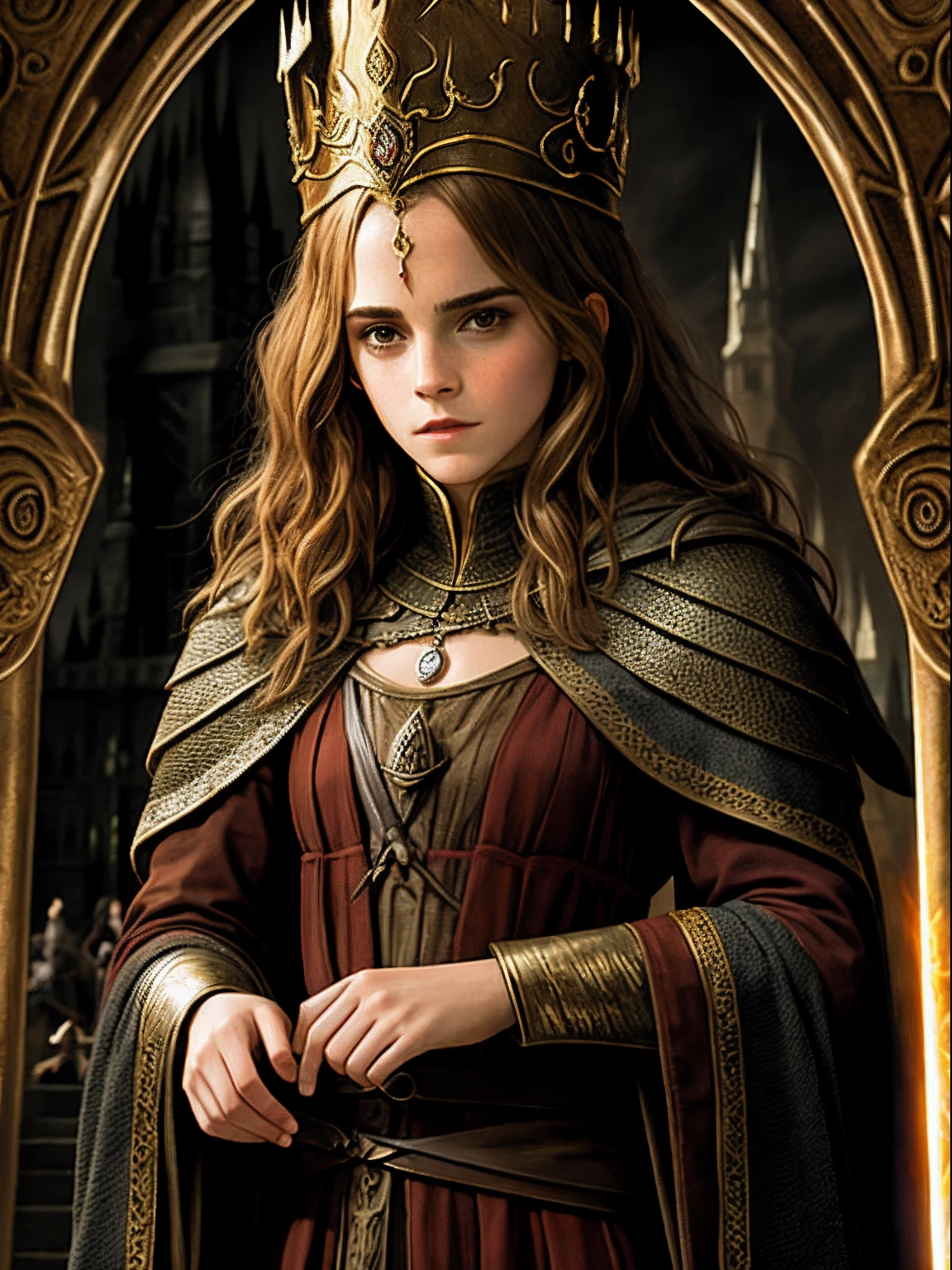 Emma Watson as Sauron in The Lord of the Rings