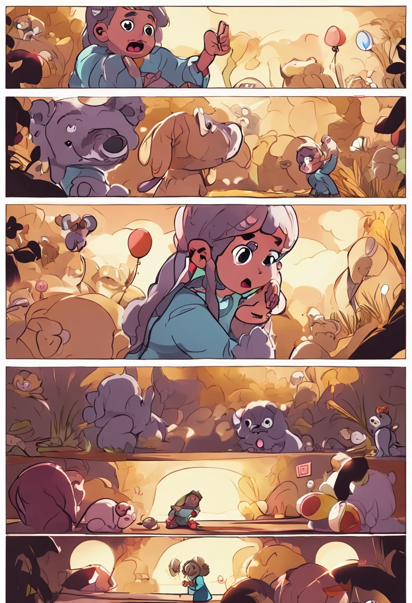 personagem infantil, girl 7 ,dormindo para entrar no mundo dos sonhos.