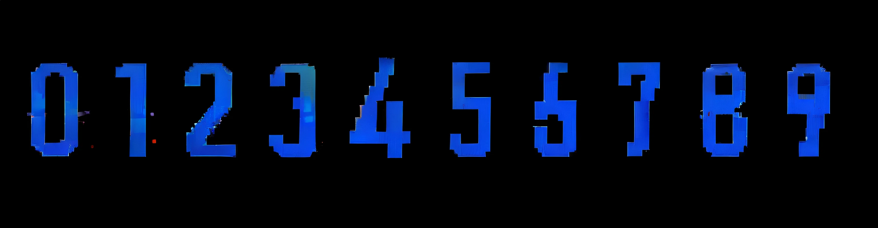 Close up of number symbols on black background, ƒ5.6, countdown, aspect ratio 16:9, 2045, ƒ/5.6, 2 0 5 6, Numerology, 🚀🚀🚀, no numbers, r-number, 43456k film, aspect ratio, ƒ/5.0, pixal style