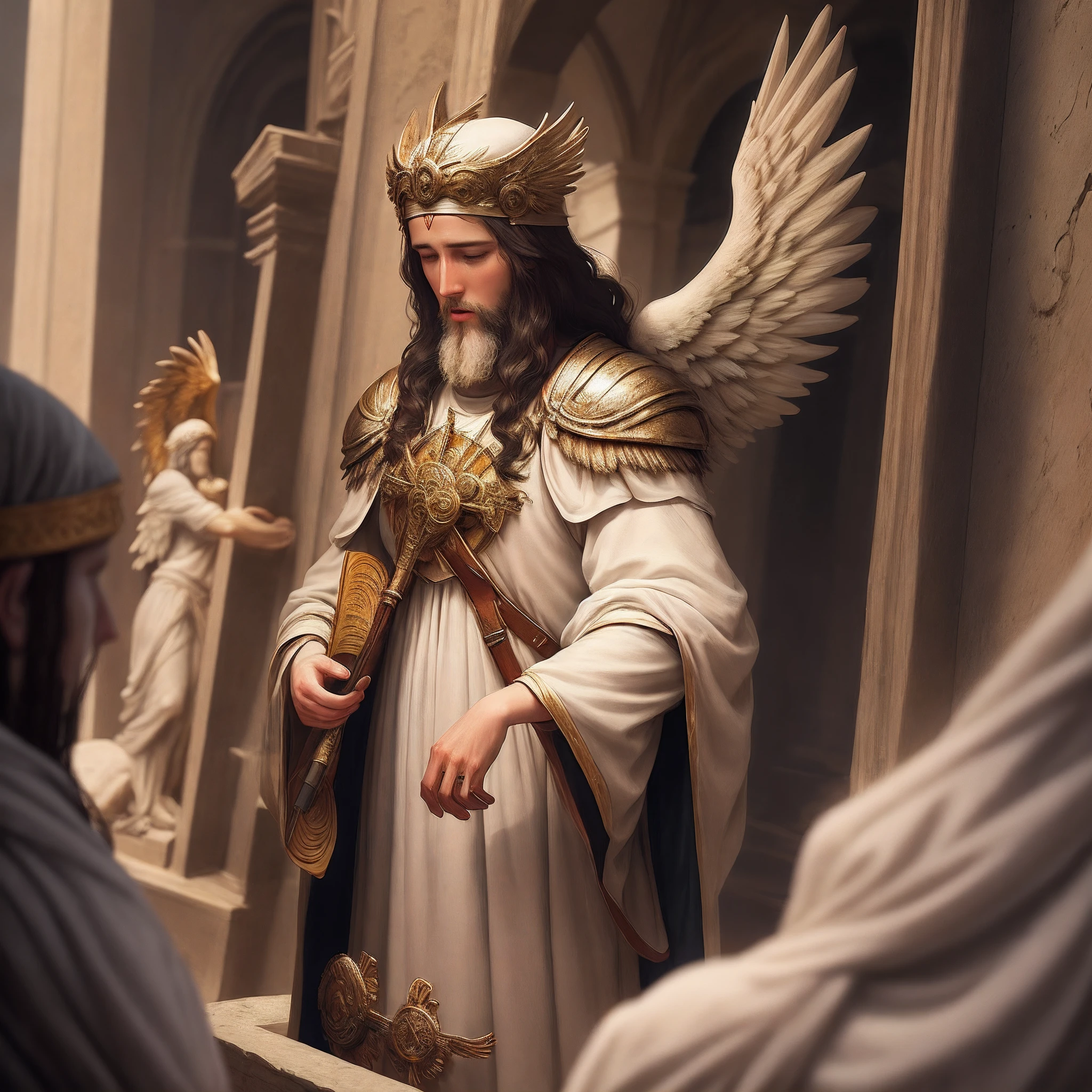 I want a realistic picture of the seraphim as the biblical account manages to do