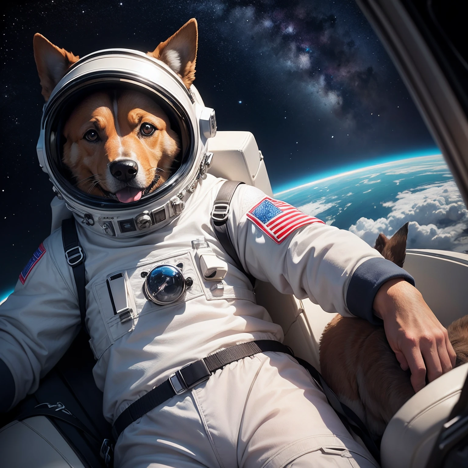 Dog astronaut