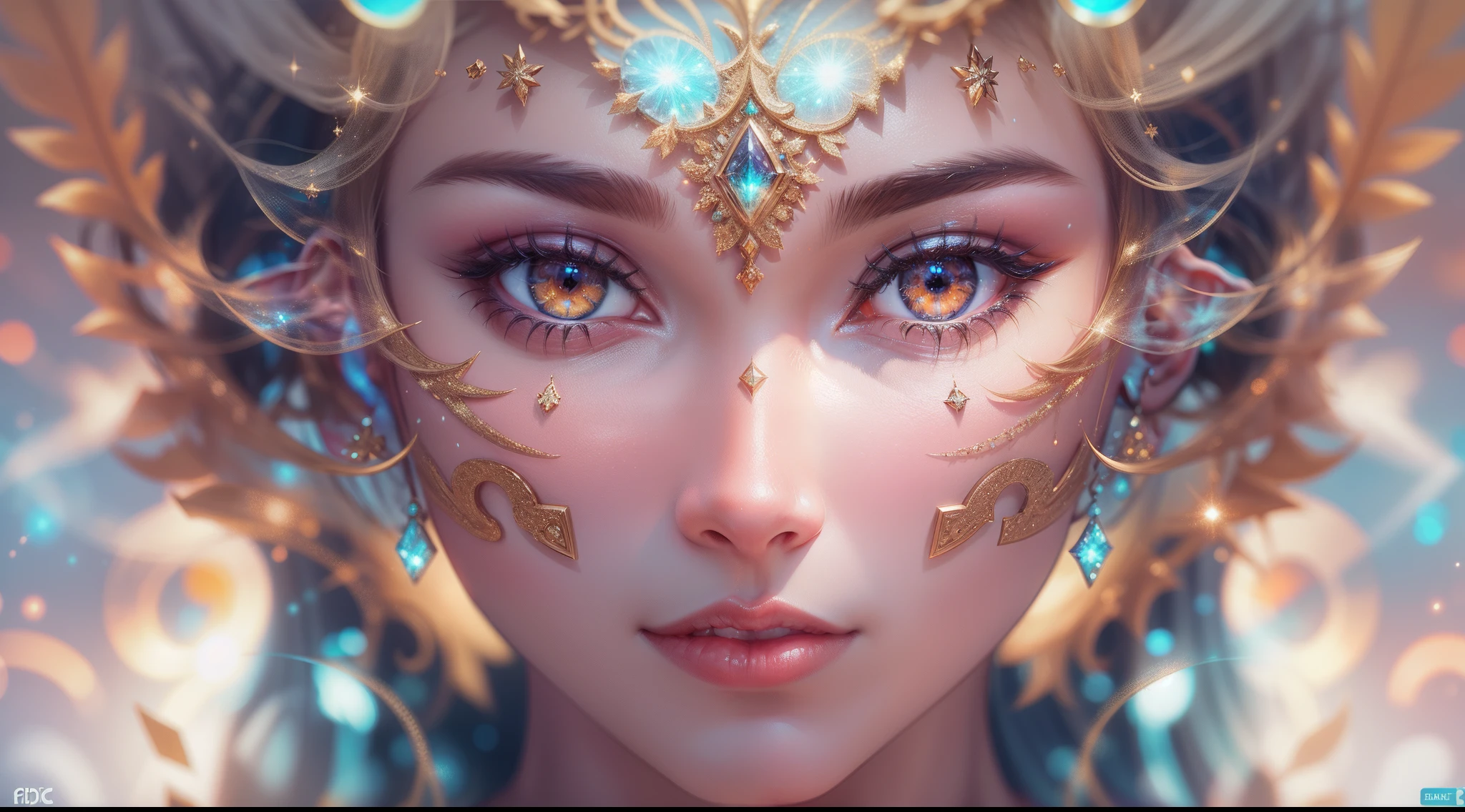 Symmetrical, The tender essence of a woman, Full illustration, The Source of Consciousness, The Energy of the Universe, vitality, Prana, The Mind and Spirituality of God, Masterpiece, Trending on ArtStation, A whirlwind of galaxies, tinsel, Glitter, Adobe Stock, Fripic, 4k, 8K, 16k, 12), 64 thousand., Unreal engine, HDR, UHD, 64 thousand., Highly detailed, studio lightning, Professional, Vivid colors, bokeh, High resolution scan, Professional Photographer