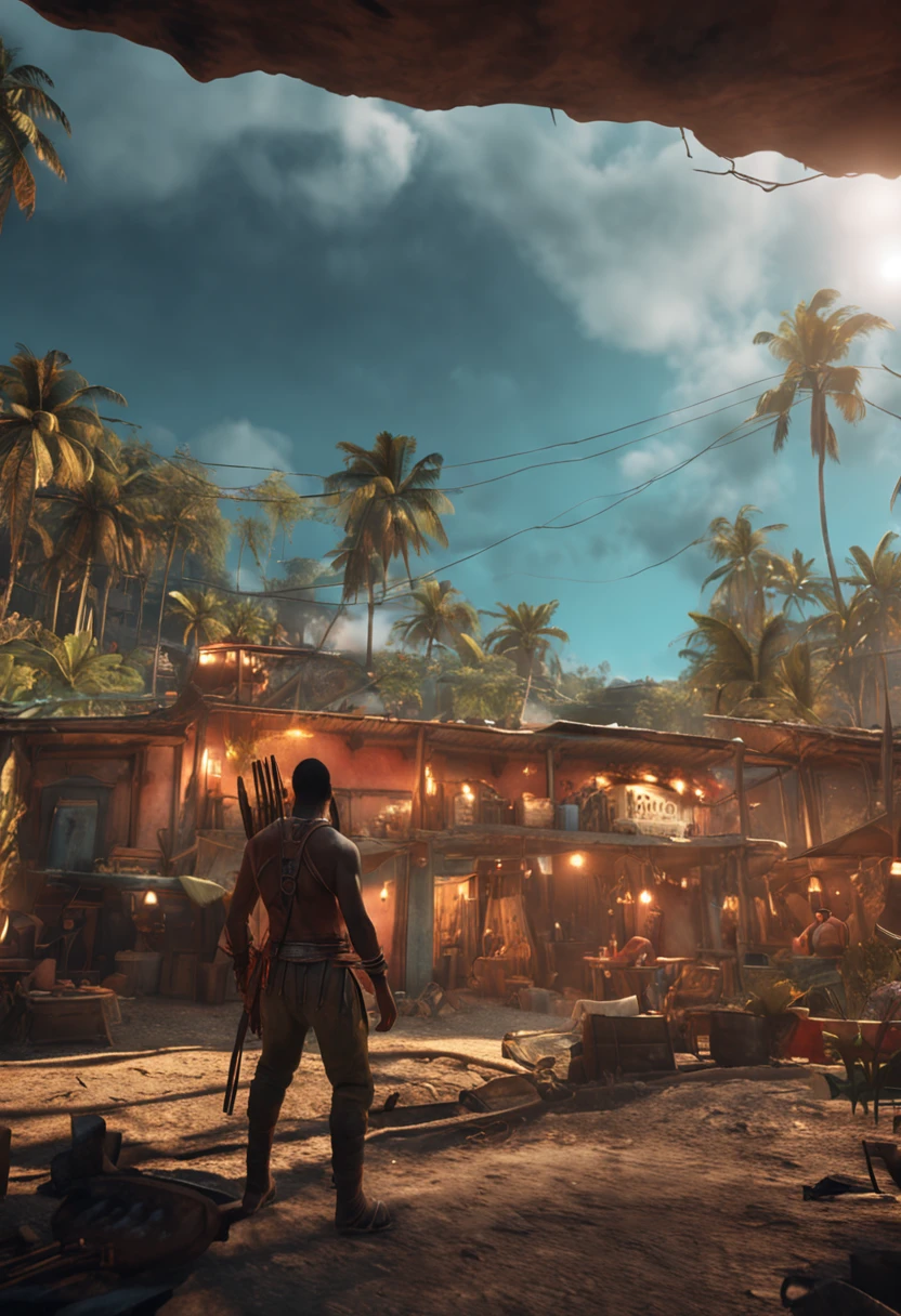 a very rum player of video games, ultra realista 4k, HDr