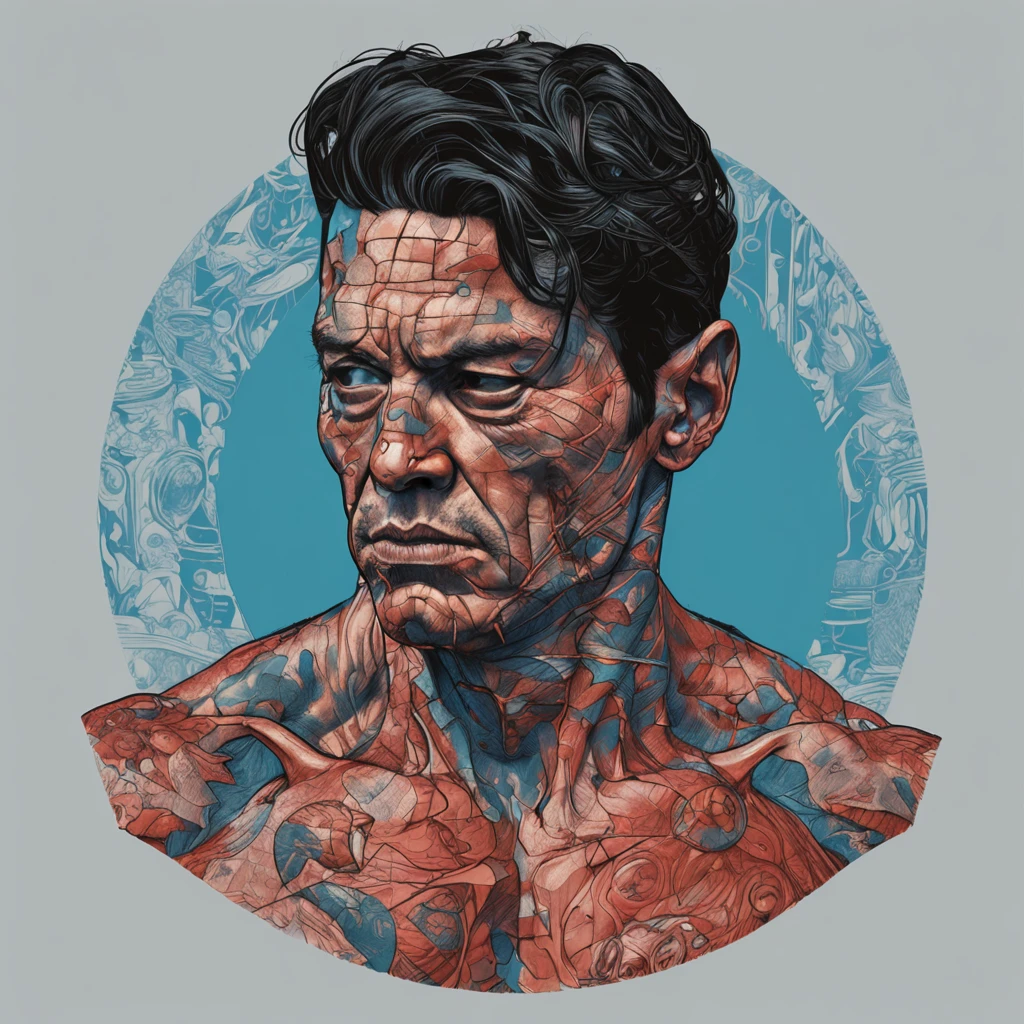 Rocky Balboa, boxer, wires cybernetic implants, in the style of adrian ghenie esao andrews jenny saville, surrealism dark art by james jean takato yamamoto and blii sienkiewicz, trending on artstation, sharp focus, studio photo, intricate details, highly detailed, by greg rutkowski, intricate face details, TM Ninja, TM Samurai, poster style, icons, vibrant colors, vector style, digital art, 4K, intricate details, mesmerizing, professionally made, beautiful vector illustration, 12K resolution, 3D, all characters in detailed full body, highly detailed, vibrant, ultra high quality, Hyperrealism, Photorealism, octane render]