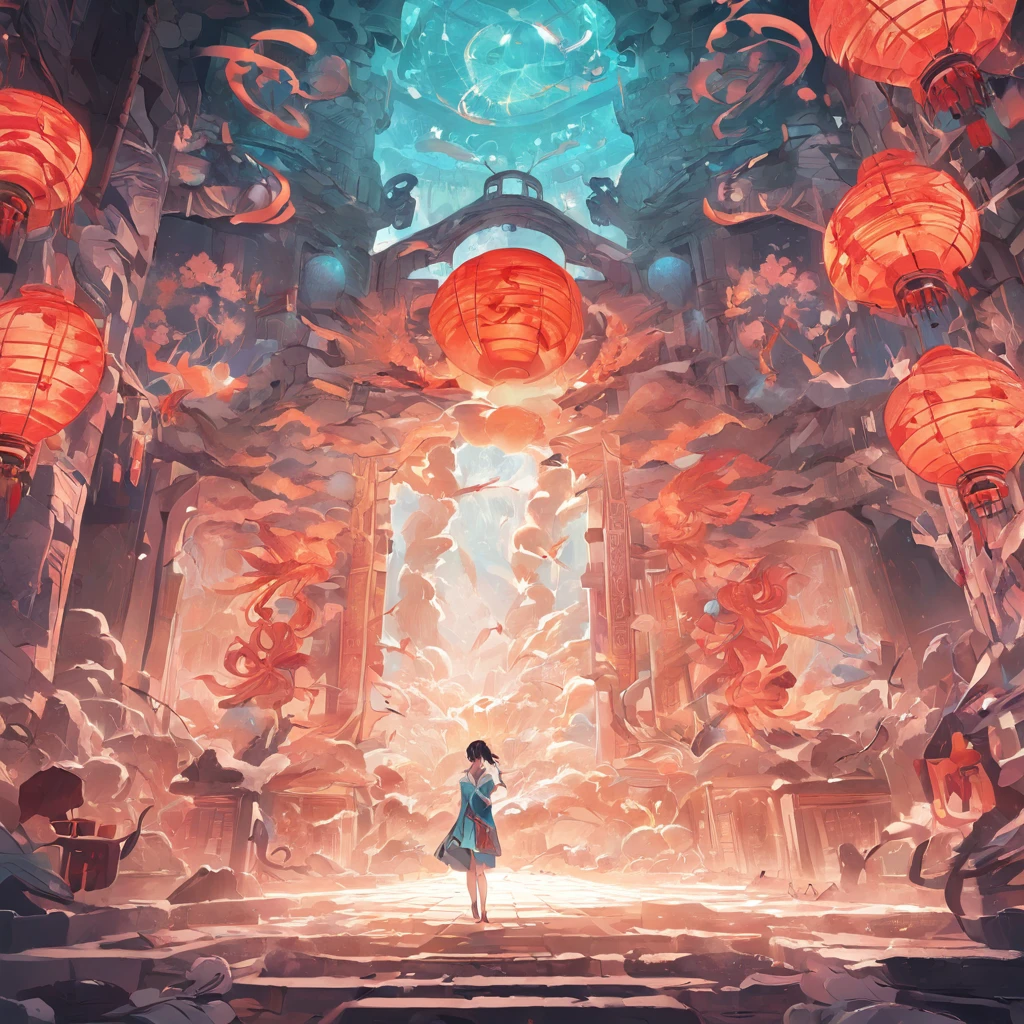 (White background:1.4),(You are in a place where time warps, and the past and future intersect. Ancient civilizations and futuristic technology blend together, creating surreal scenes.),(Chinese illustration:1.3,paper art:1.3, Quilted paper art:1.2),( reasonable design, Clear lines, High sharpness,Best quality, Very detailed, Masterpiece, movie light effect, 4K )