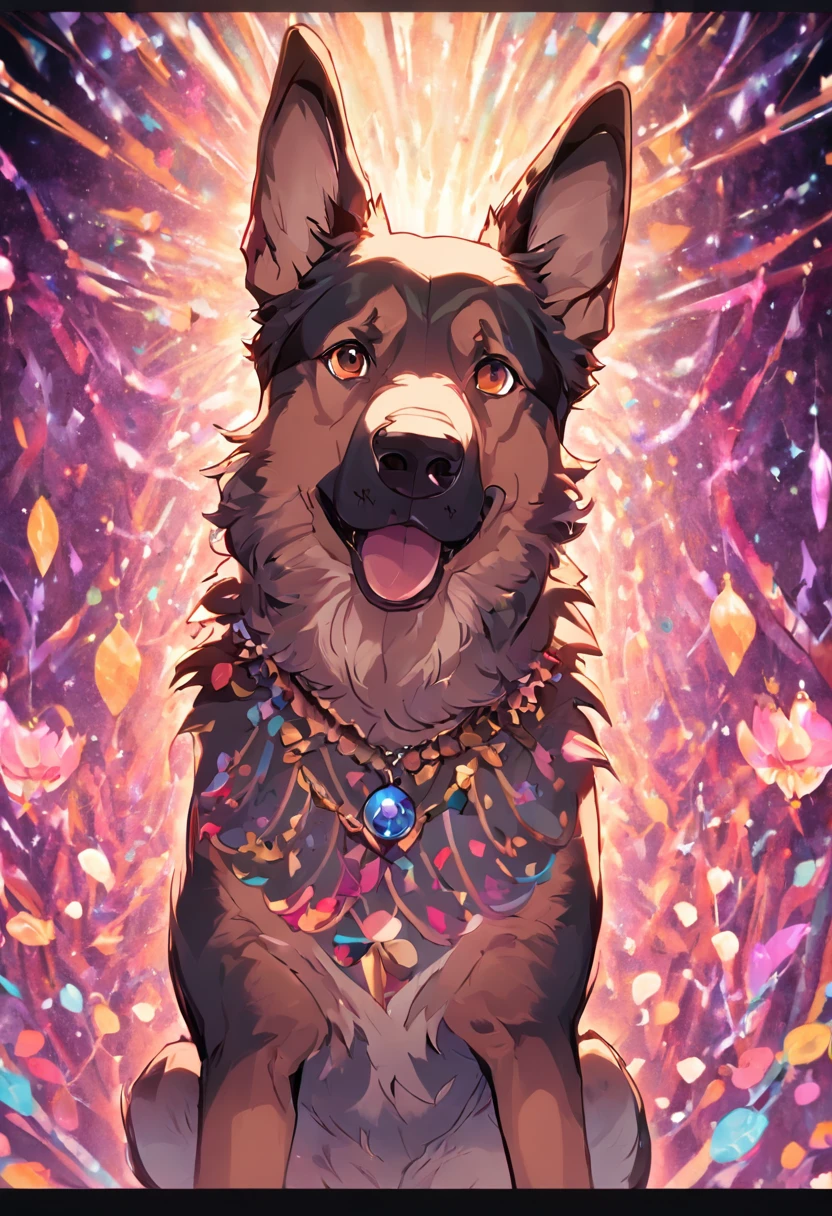Coloring page for adults, linhas em negrito, linhas escuras, corpo de mandala, corpo de cachorrinho, dog face mandala german shepherd, cara de mandala, symmetr, fundo, arte de linha limpa, arte de linha fina, 512x 768 resolution
