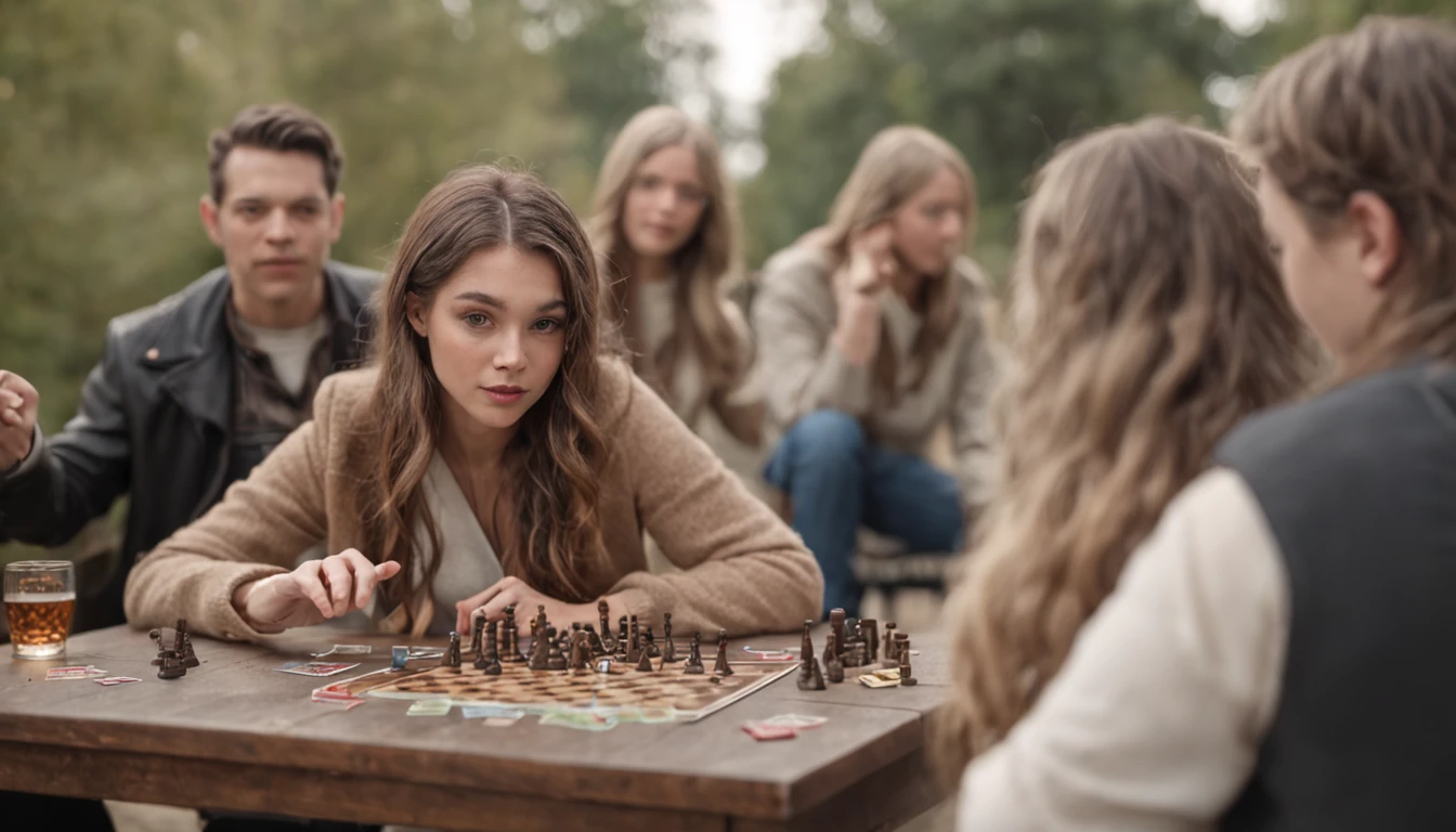 tabletop game, in action, after-party