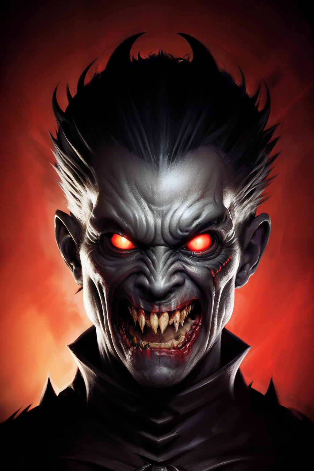 Using the word NG、Scary appearance、In horror、In red letters、No in the center、