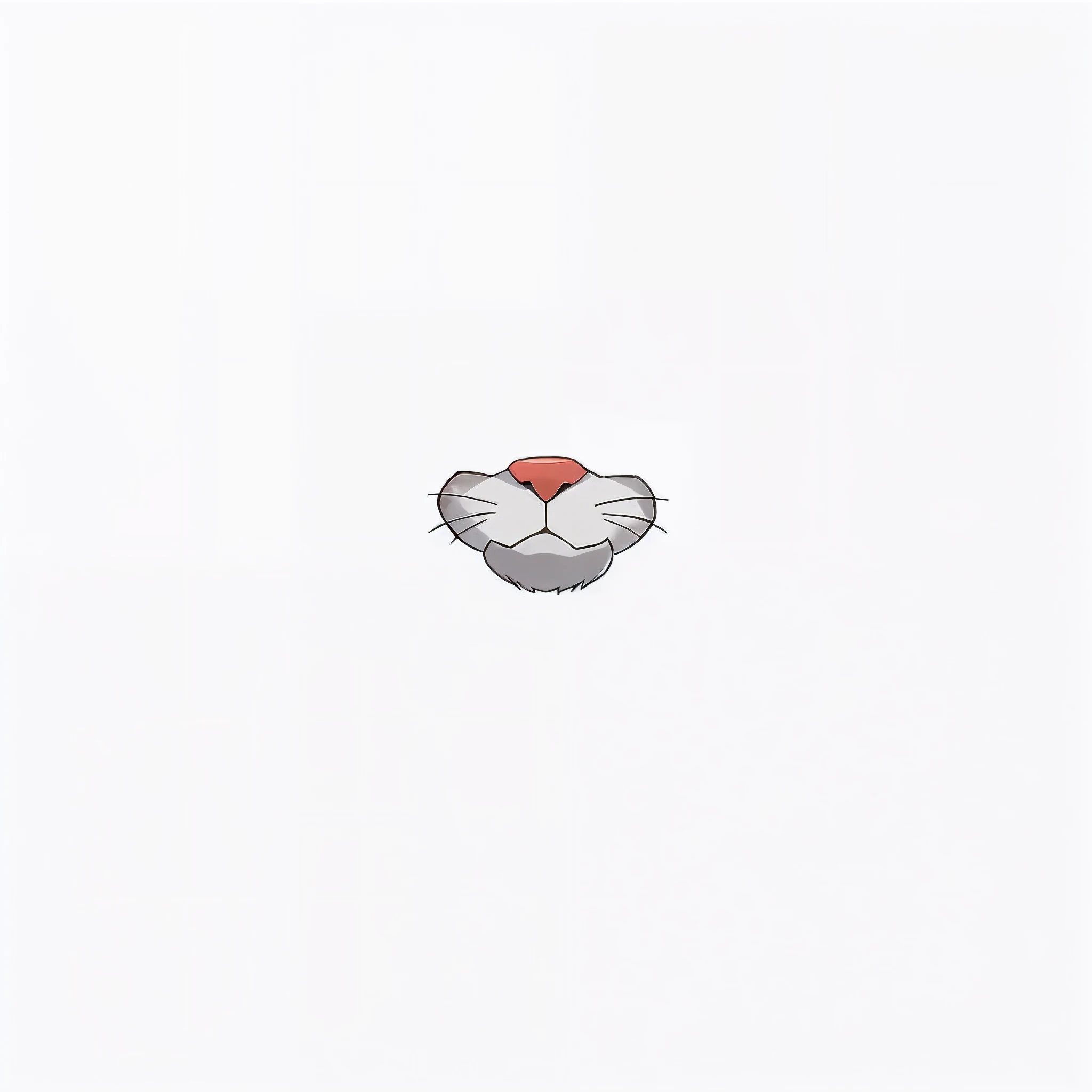 there is a cat with a heart in its nose, pokemon rato bonito, estilo de pokemon bonito, reduziu muito, eletrodo, papel de parede do iphone, arte fofa, cat head, Filtro Studio Ghibli, illustration pokemon, fundo do iphone, papel de parede minimalista, Directed by: Shigeru Aoki, um gato bonito, similar to pokemon, muito minimalista, small heart - shaped face
