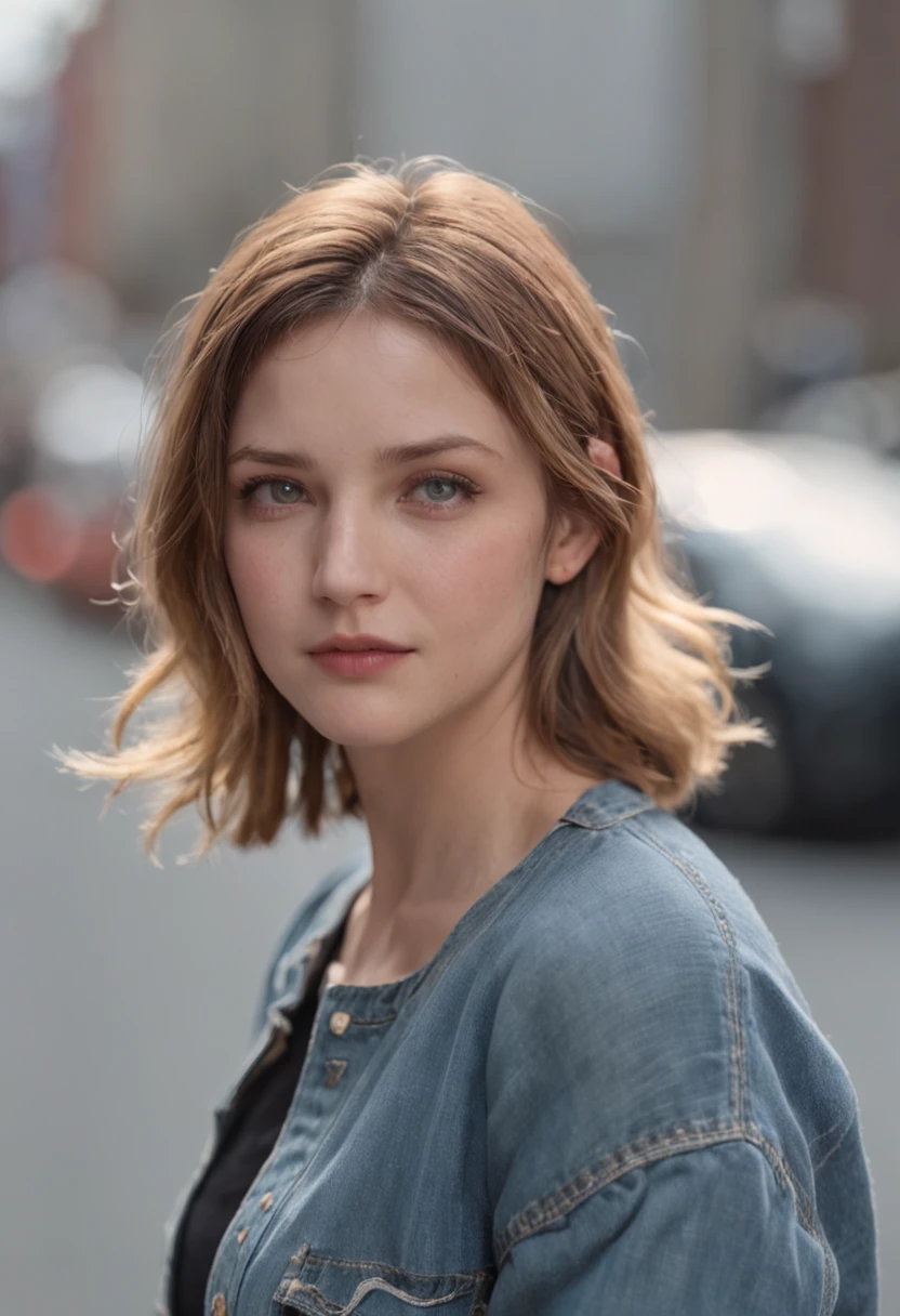 Atmosphere similar to Cameron Diaz、American landscape、denim pant、20yr old、femele、college aged、Yankee、Baseball、drooing eyes、Short hairstyle、 fat girl、sulky face