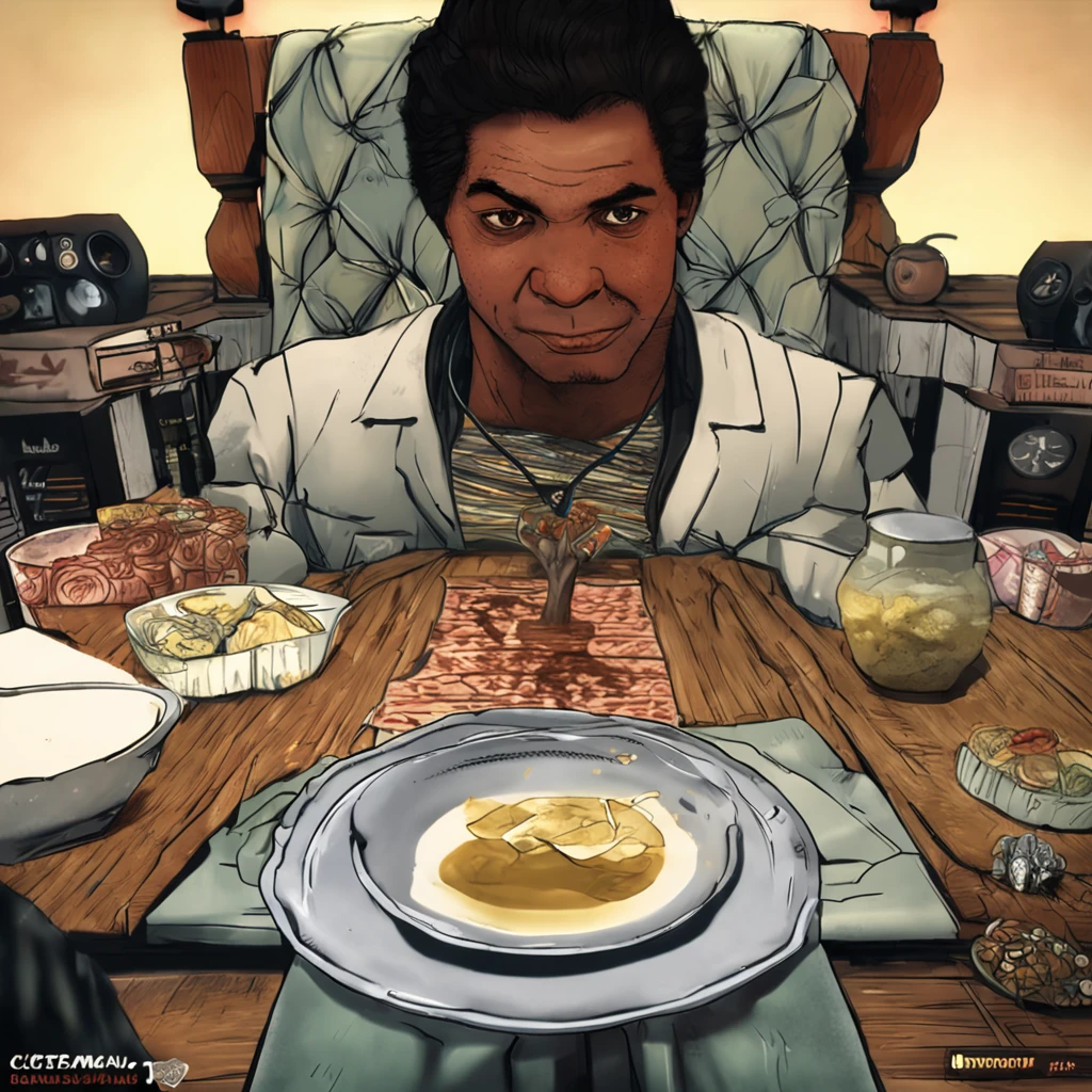 Rosto de um homem velho magro com tapa olho