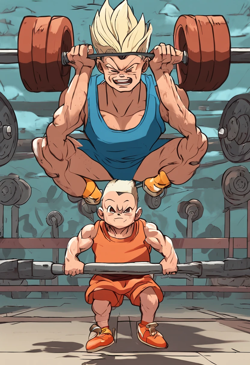 Imagine that Gohan became an Olympic weightlifting athlete. Descreva sua jornada de treinamento rigoroso, overcoming obstacles and finally achieving your goal of lifting a heavy bar, proving that he inherited his father's power and determination, Goku.”