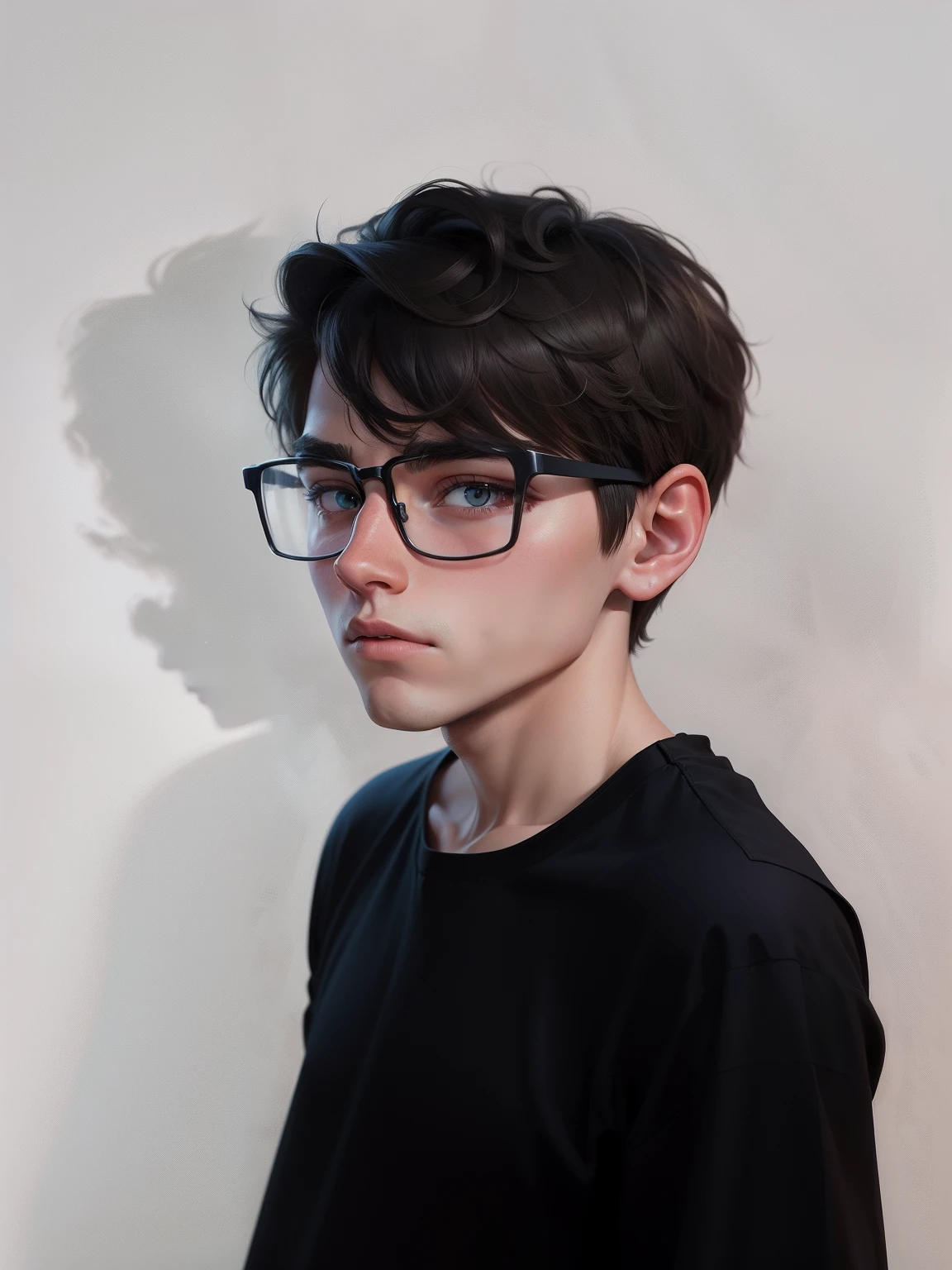 Make a 20-year-old man in Pixar style using this photo as a reference