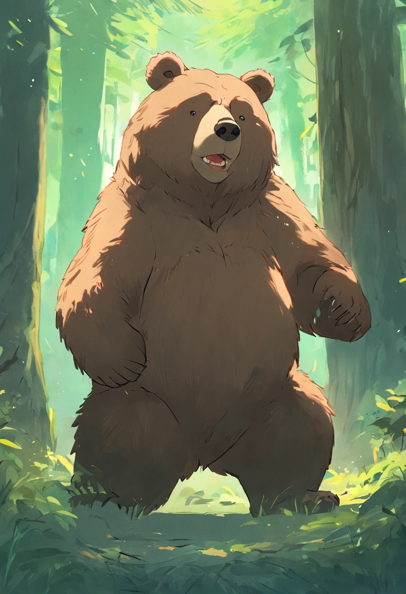 A bear