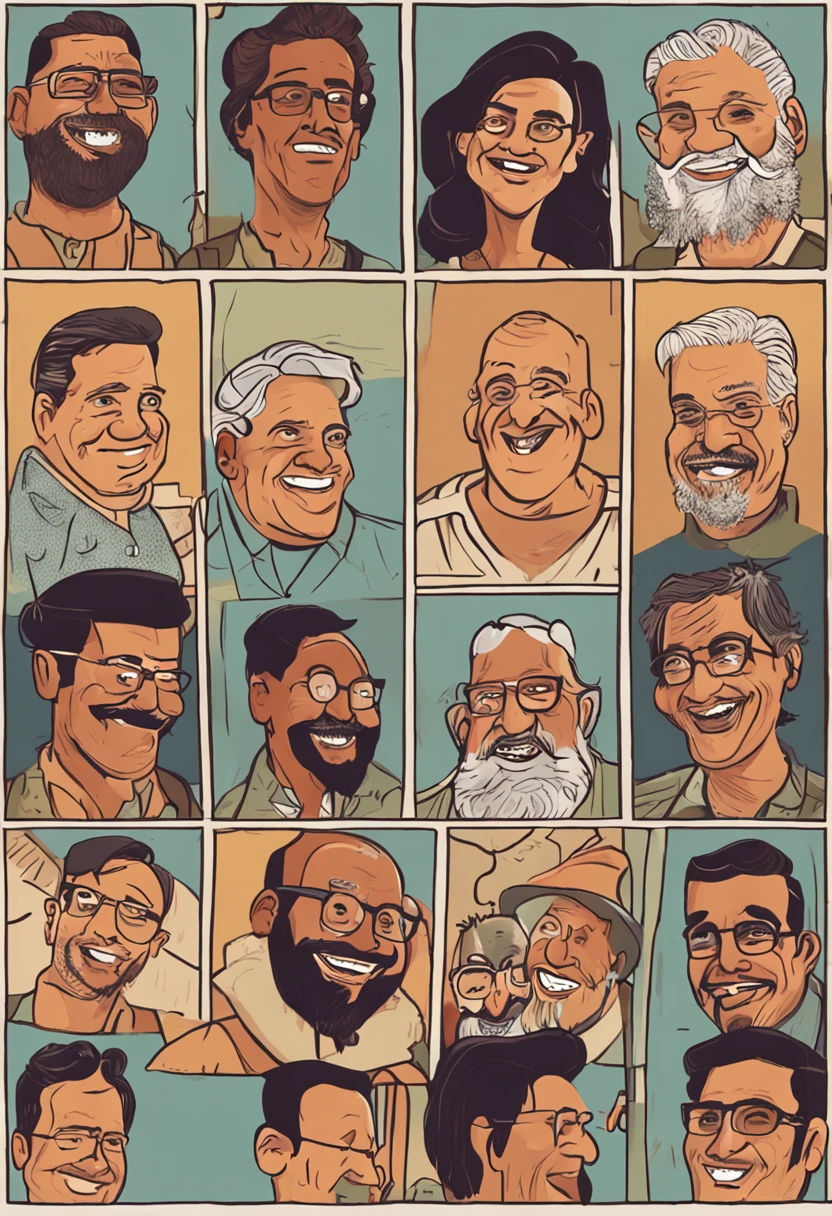 there is a man and woman that are smiling for a picture, david rios ferreira, José Moncada, caio santos, andres rios, Ronaldo Nazario, Dan dos Santos, jewish young man with glasses, Retrato de Danny Gonzalez, icaro carvalho, cerca de 3 5 anos, Cristiano Orrillo, Riabovitchev